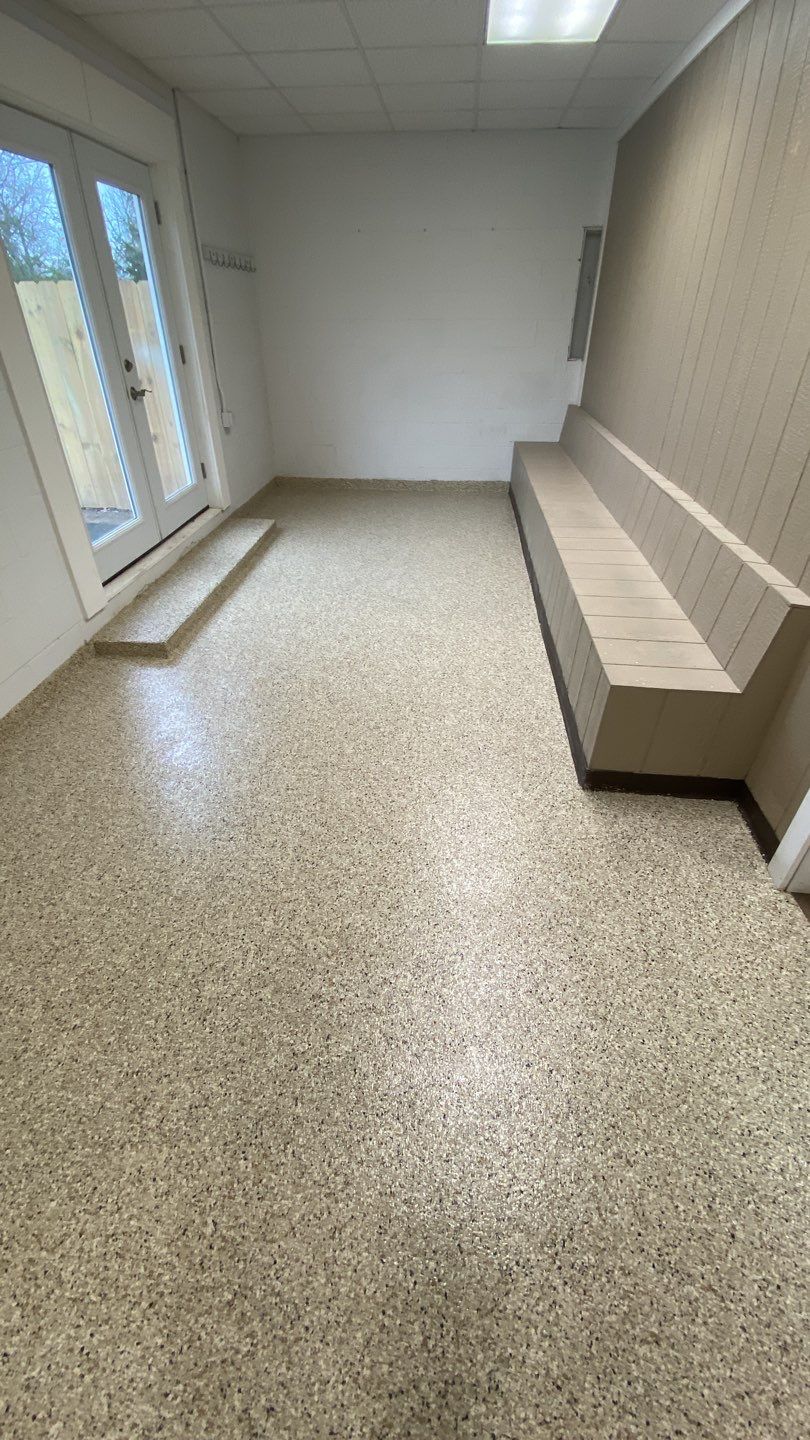 Commercial Space using Driftwood by Your1DayFloor.com