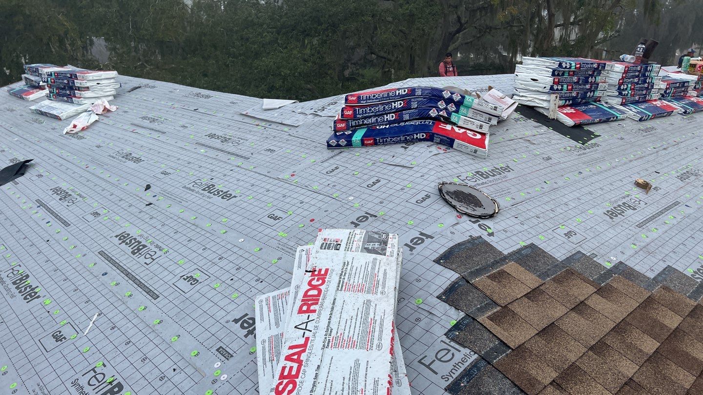 Residential Roofing Installation using GAF Timberline HDZ by 1st Class Roofing, Inc.