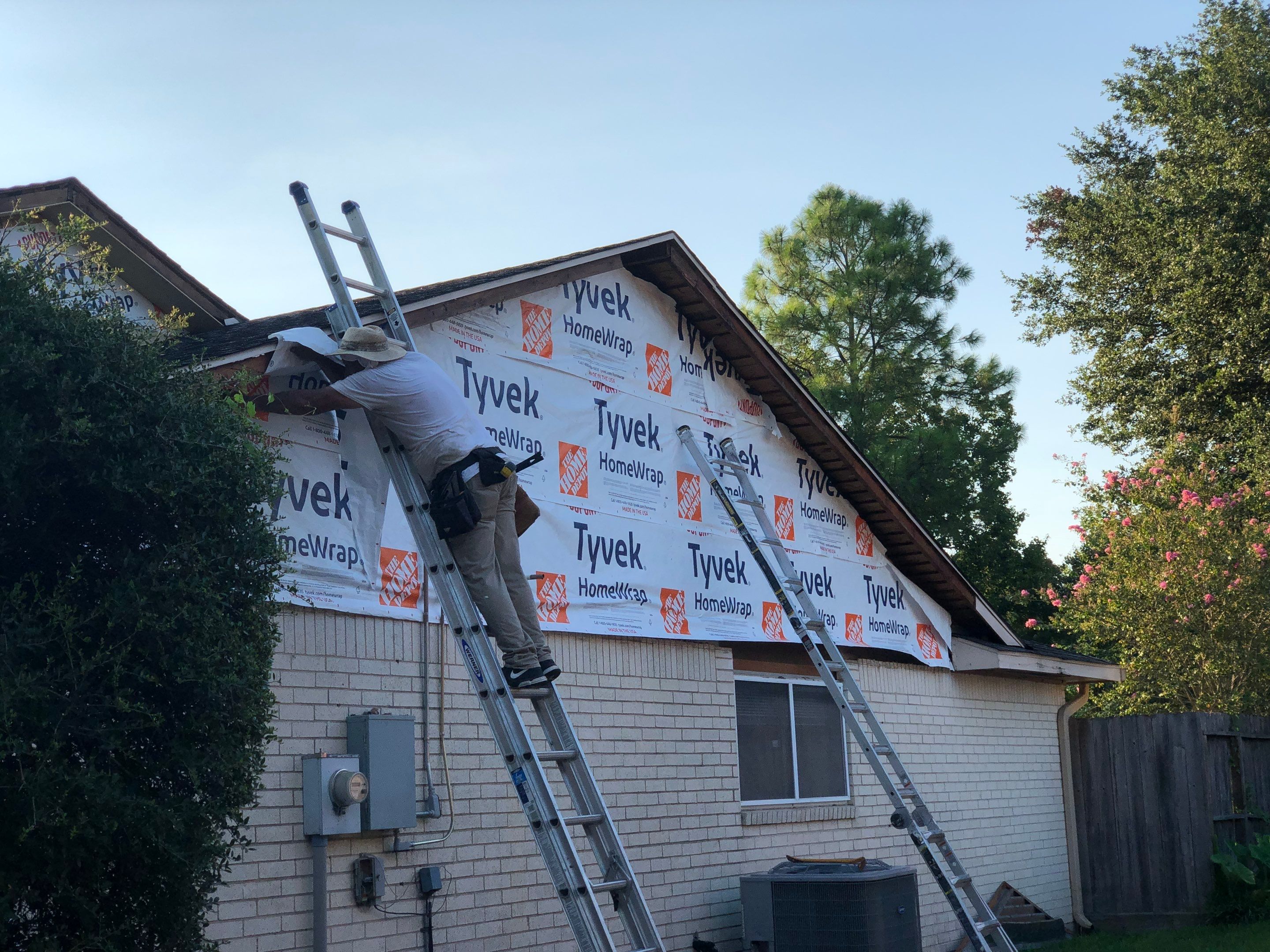 Siding Installation using Fiber Cement James Hardie by V General Contractors 