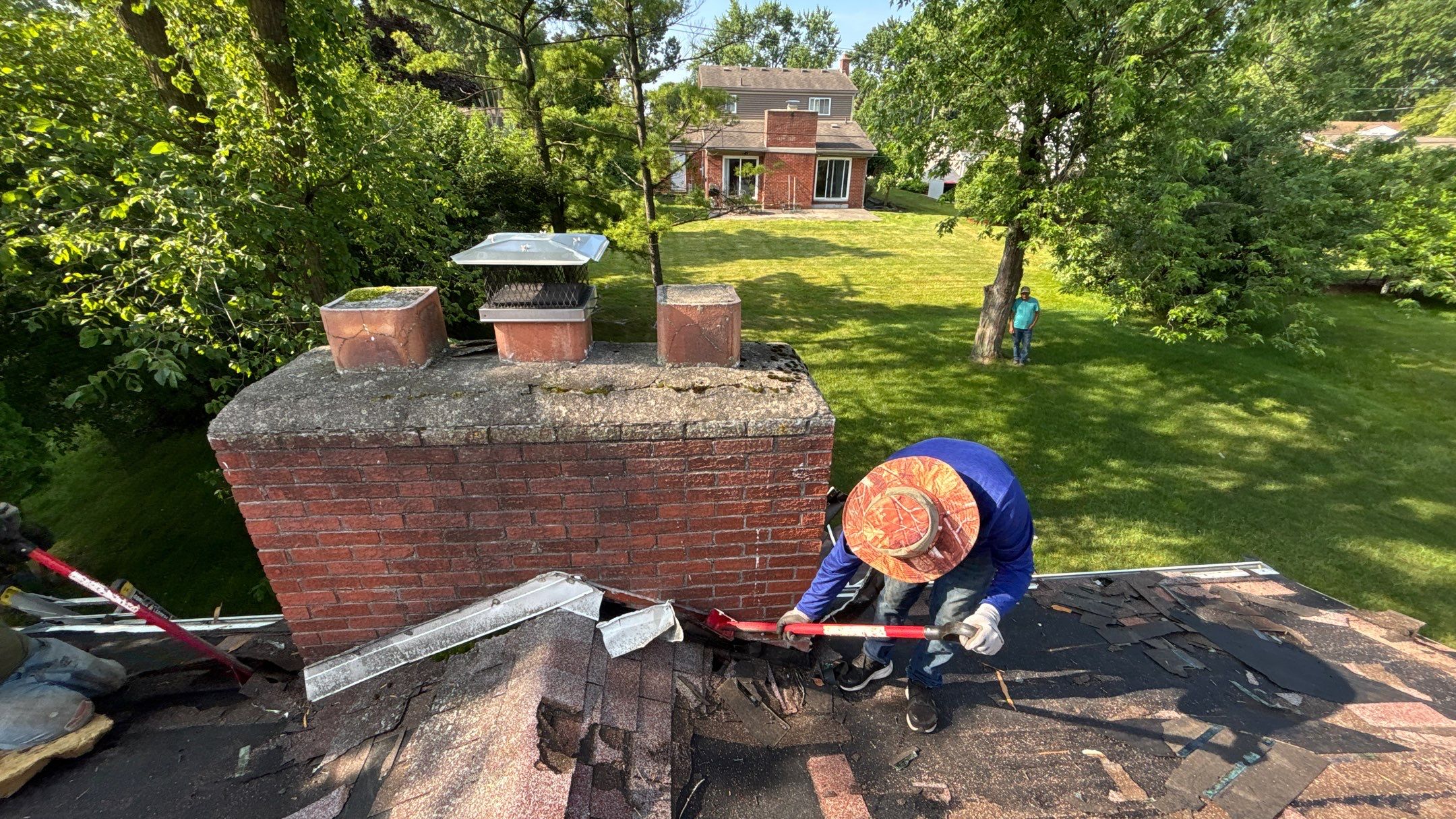 Roof Replacement using Owens Corning Brownwood by 180 Contractors