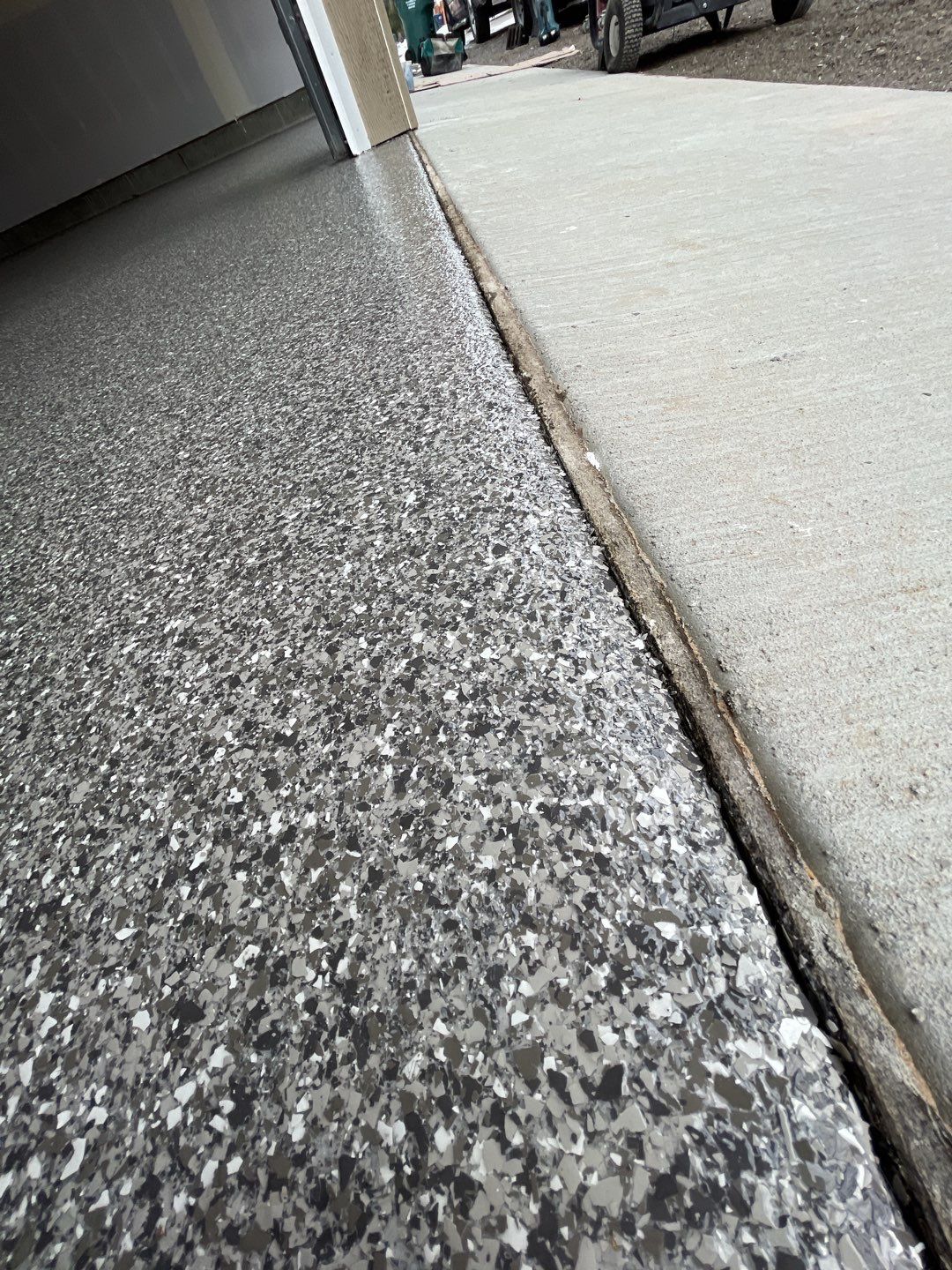 Garage Transformation using Silver Creek by Croc Coatings, LLC
