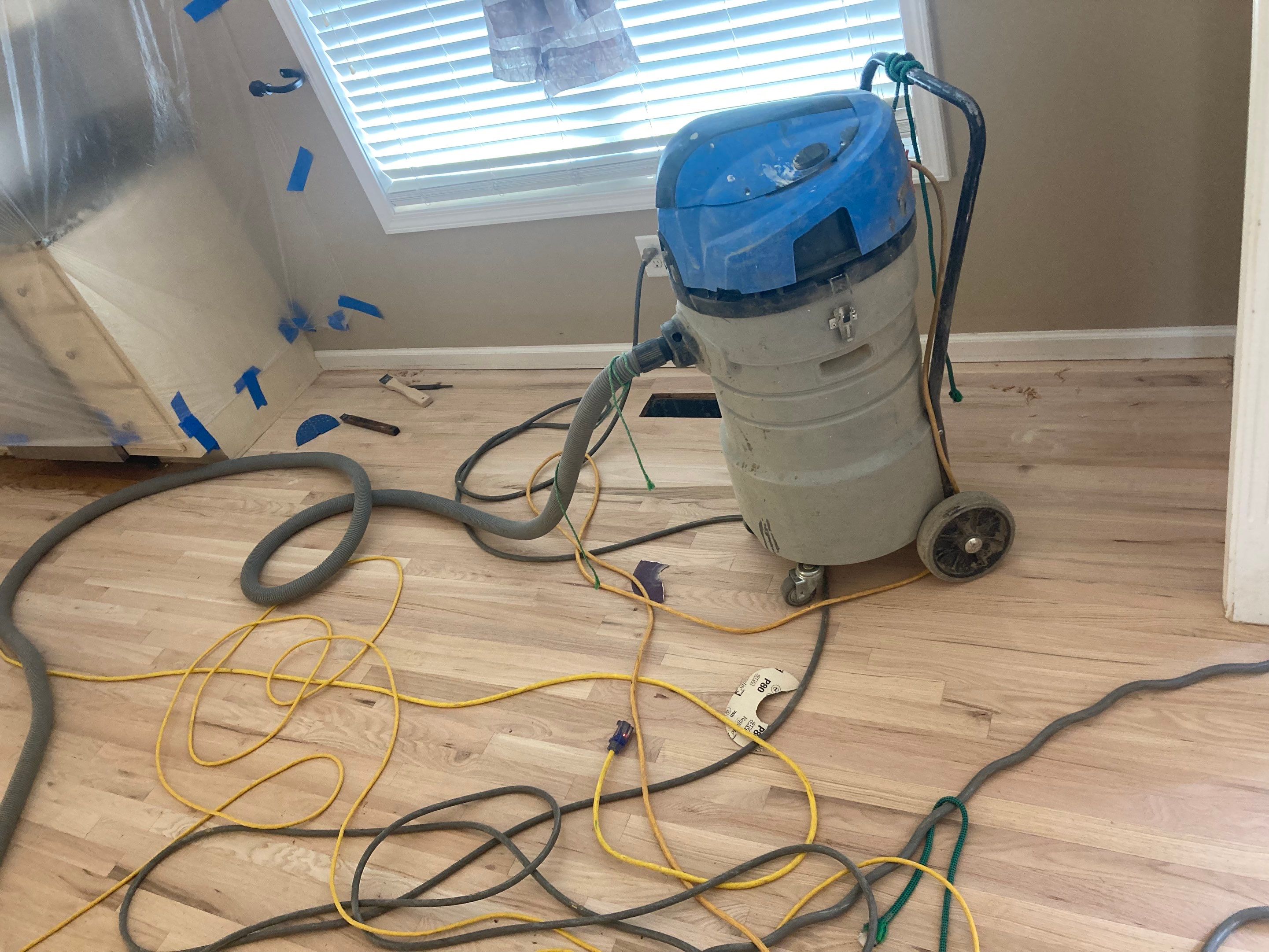 Refinish Red Oak hardwood by Footprints Floors of Nashville