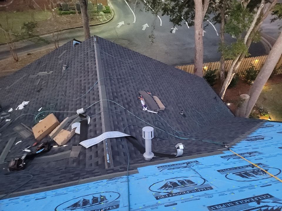 Residential Roofing Installation using Roof Replacement by American Roofing & Construction LLC