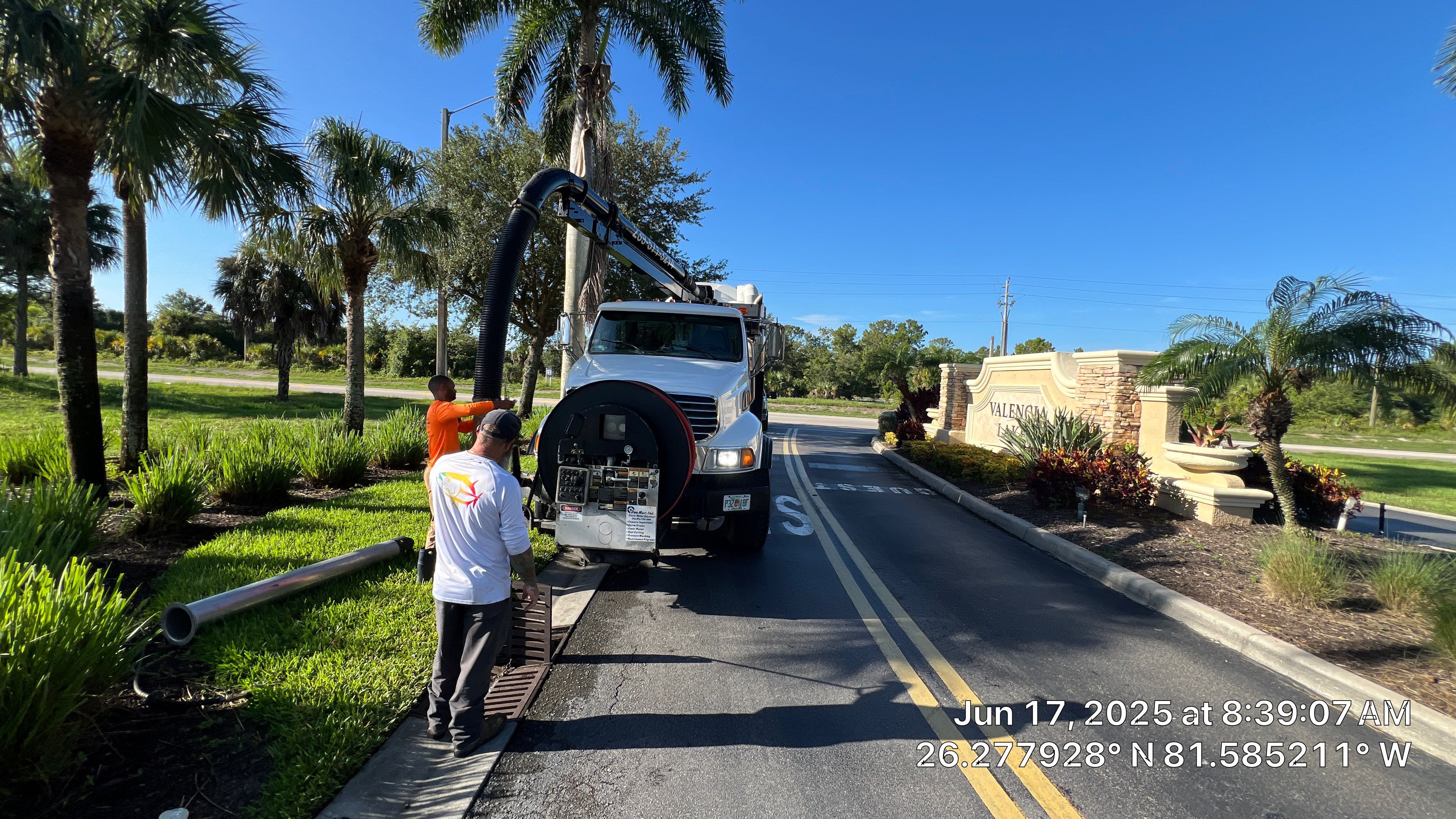 Naples Association Stormwater System Cleaning by APS Power & Water