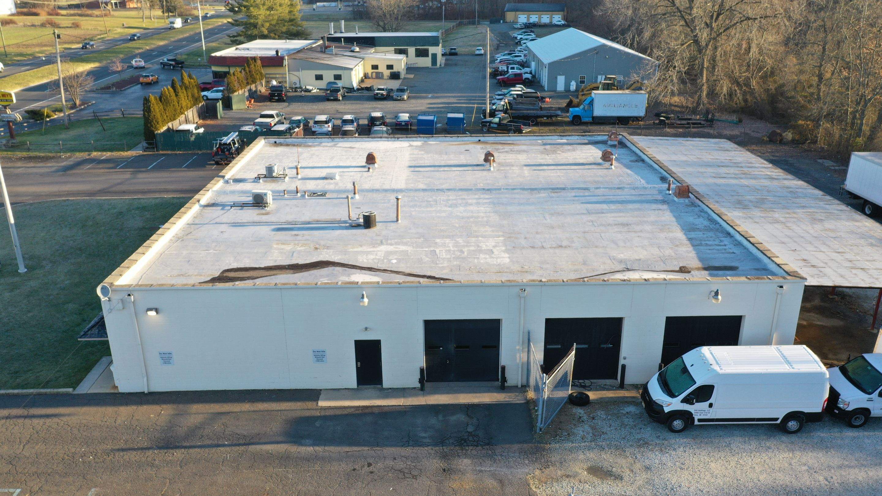 Commercial Roofing Installation using GAF TPO by All Site Roofing