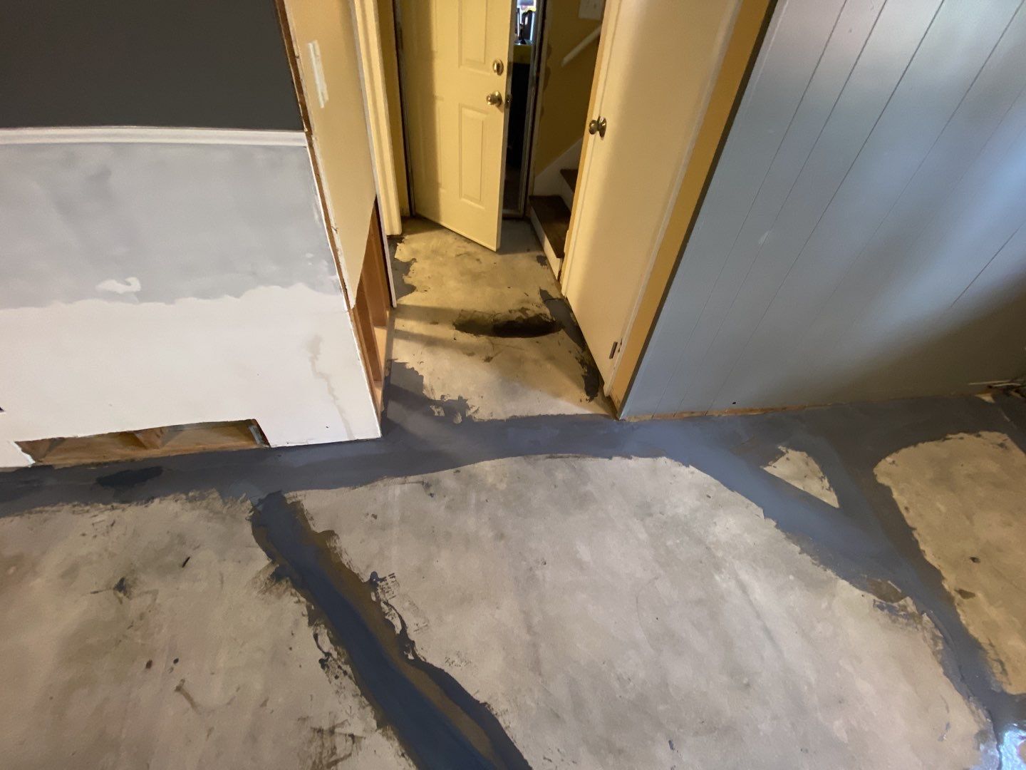 Basement using Silver Creek by Select Painting, Coatings & Garage Cabinets