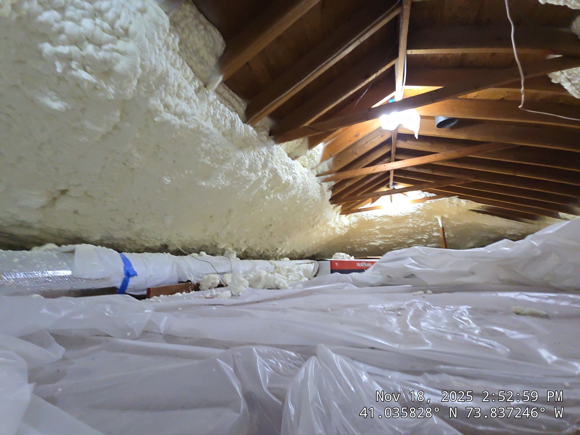 Exterior Walls Using Closed-Cell Spray Foam by NYS Foam & Energy