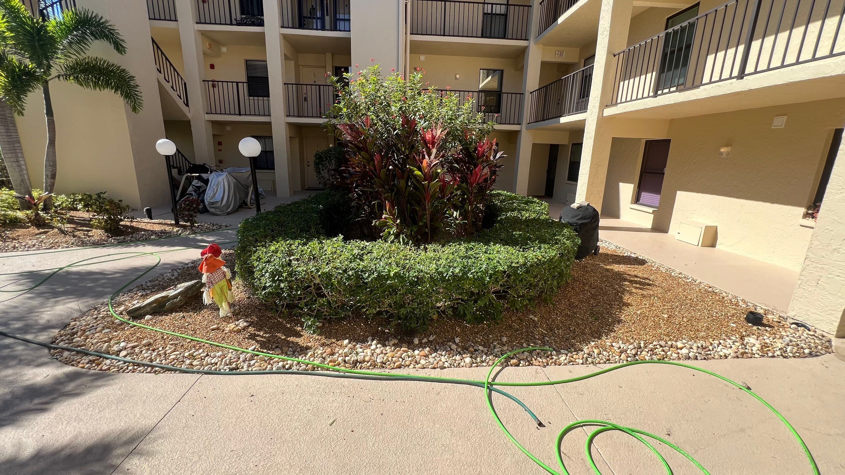 Condo Gutter System Jetting by APS Power & Water