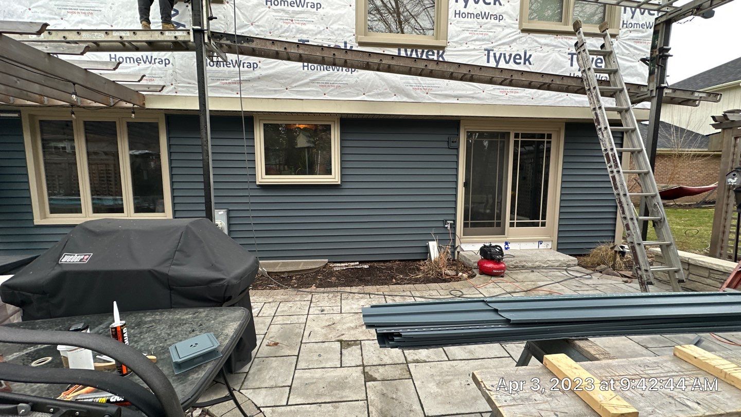 Siding Installation using Alside Charter Oak by Pro Home Services Inc