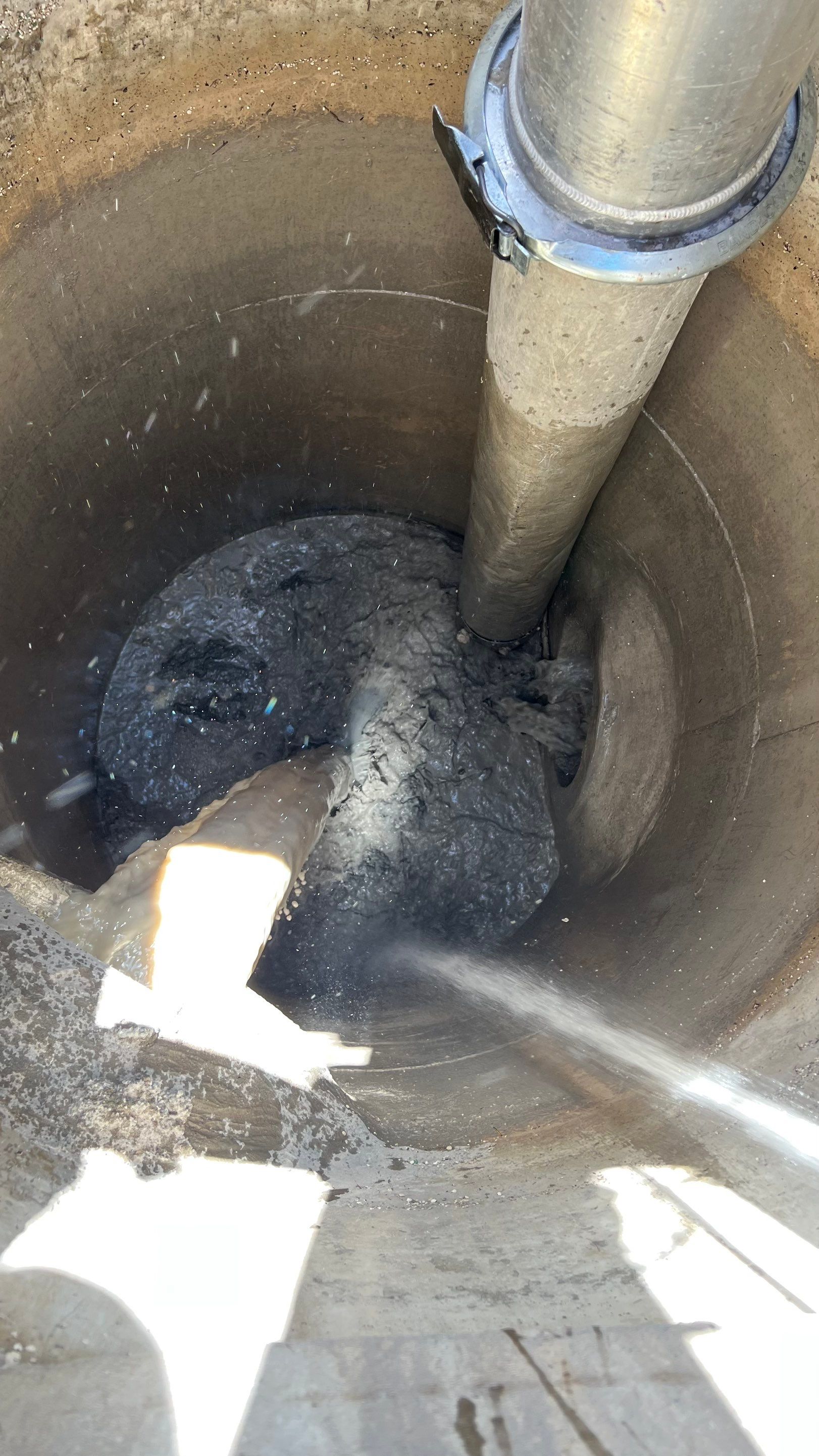 New Construction Storm Drain System Cleaning by APS Power & Water