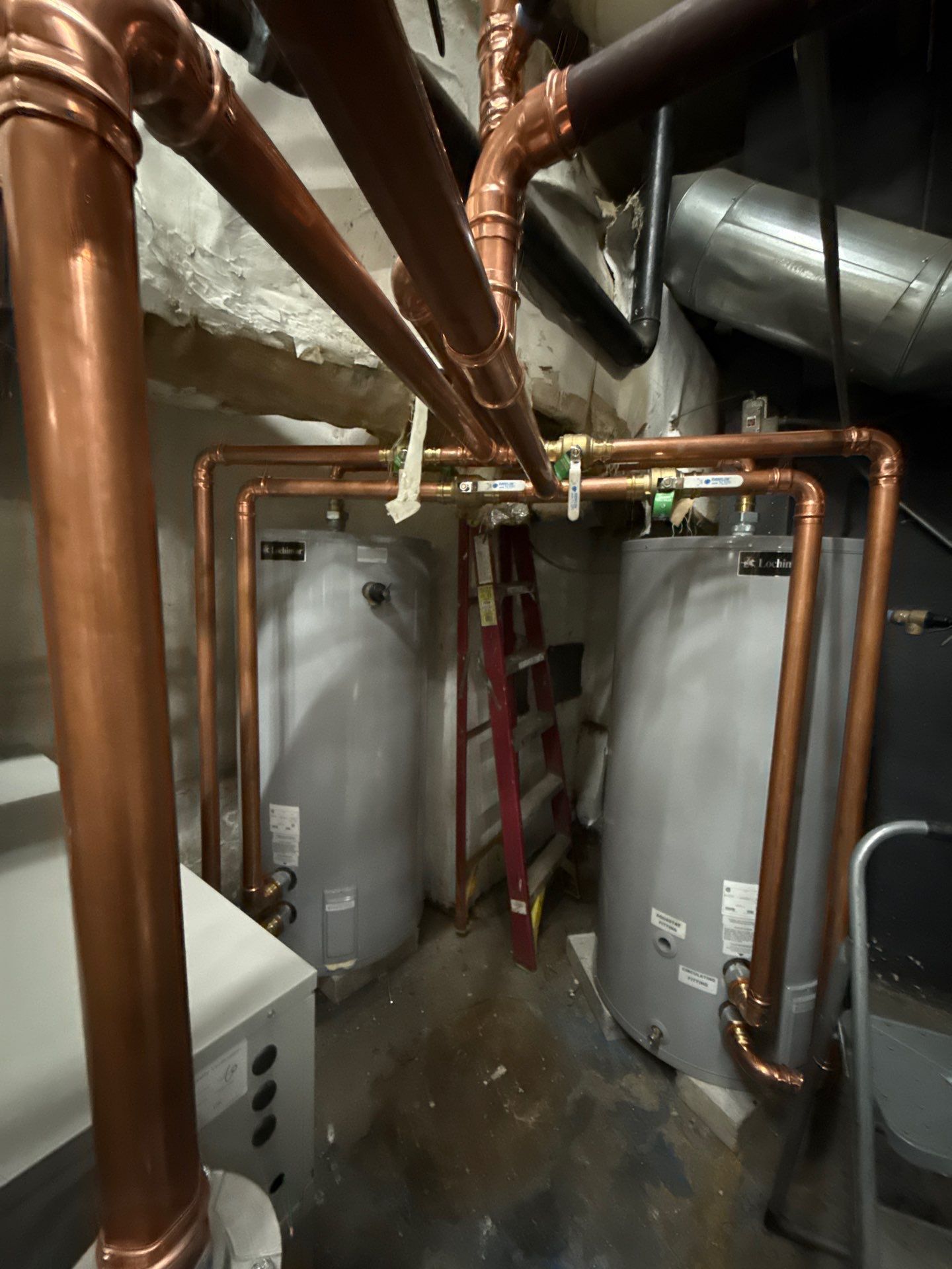 DHW Boiler and Storage Tank Installation by Thermacore