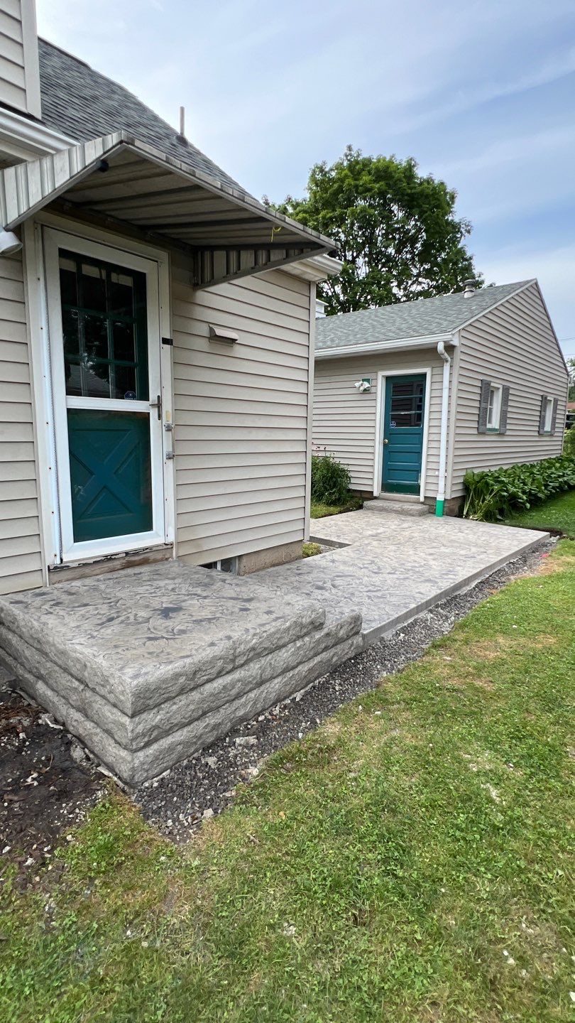 Rochester Oxford Slate Walkway by NG Masonry & Construction LLC
