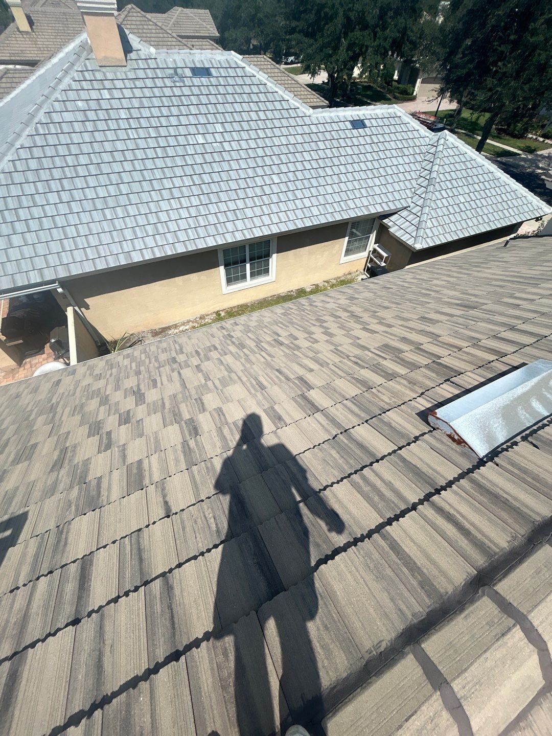 Concrete Tile Roof Repair and Gutter Maintenance in Orlando by Fortified Roofing Solutions Corp.