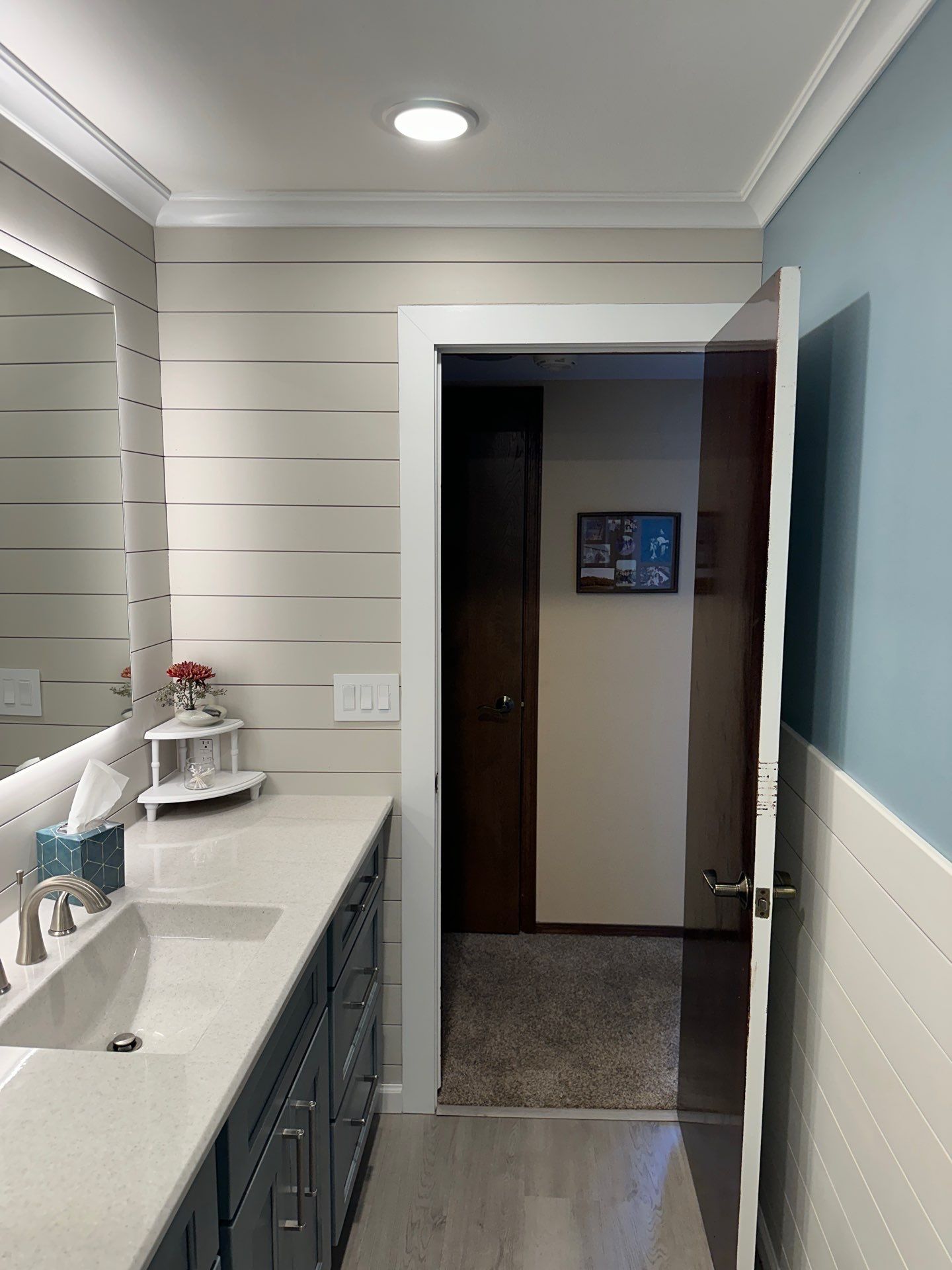 Diane's Basement Bath Remodel by Kitchen Works LLC
