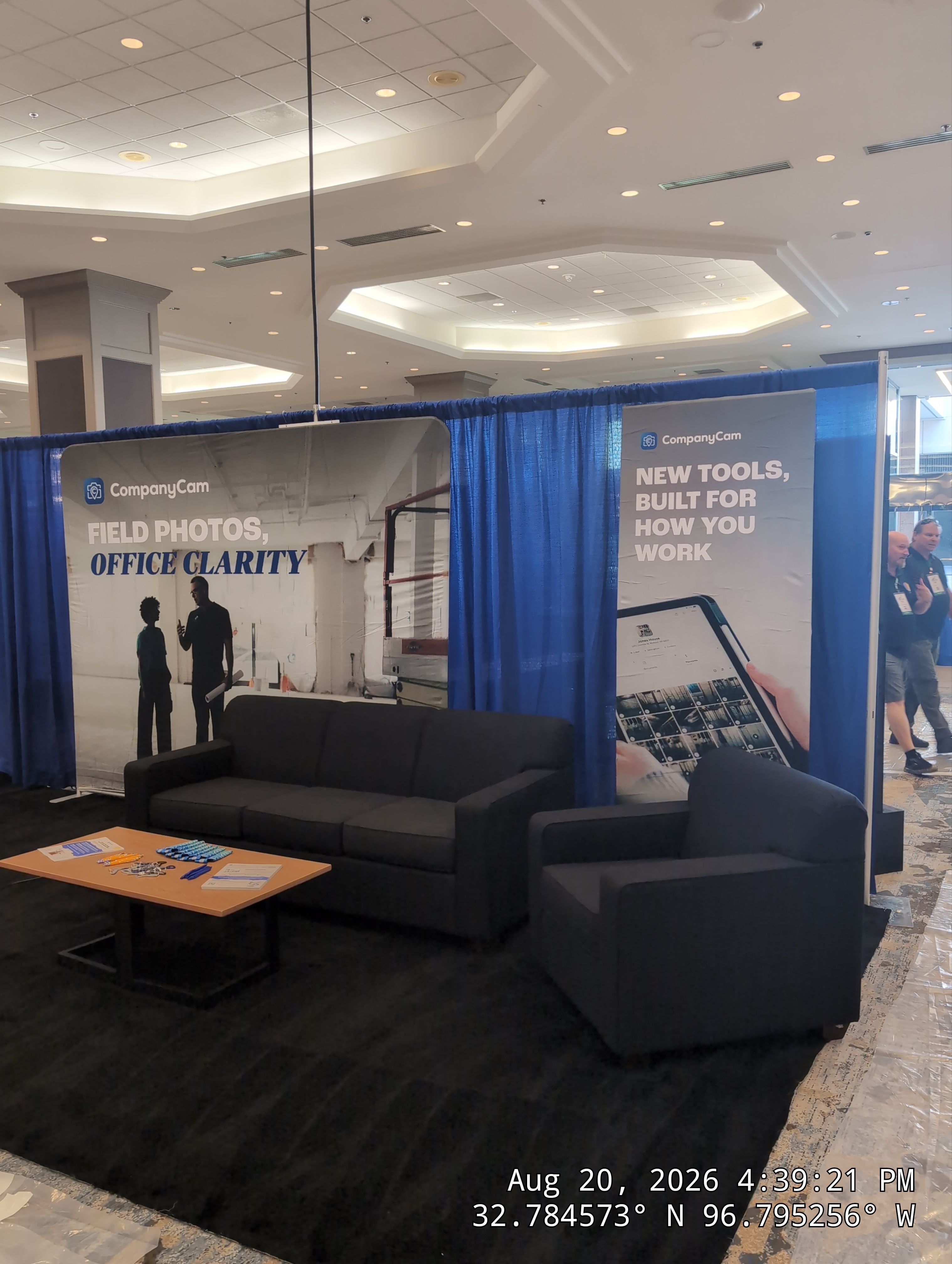 Commercial Exhibit and Branded Booth Installation in Dallas by CompanyCam Sales Demo