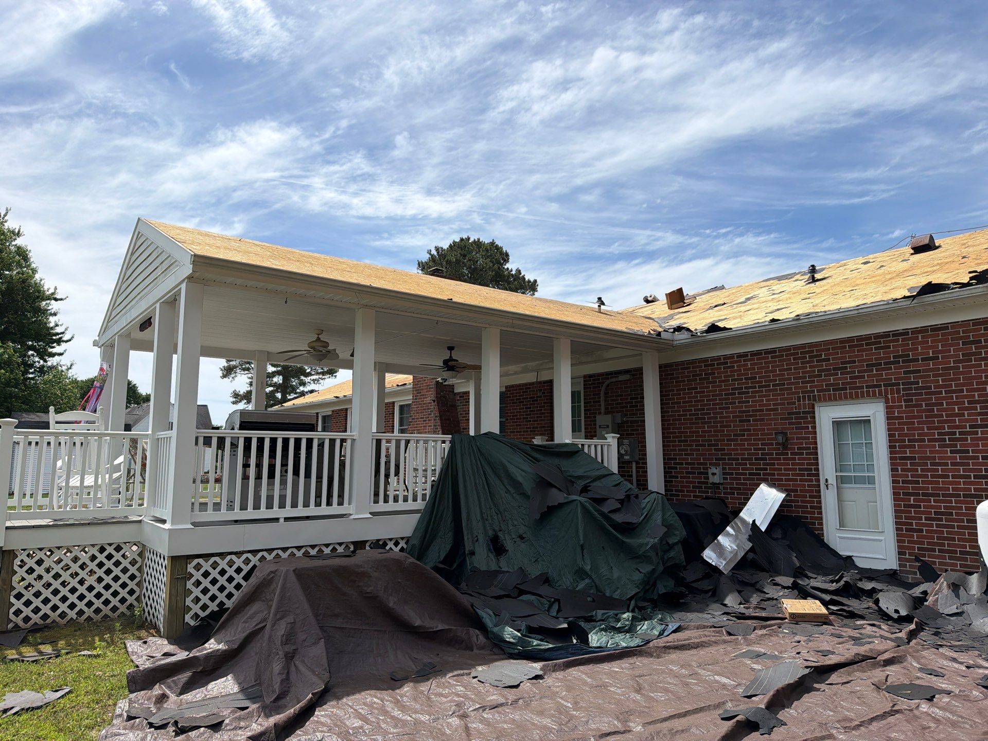 Complete Architectural Shingle Roof Replacement Project in Hudgins by Cade Construction