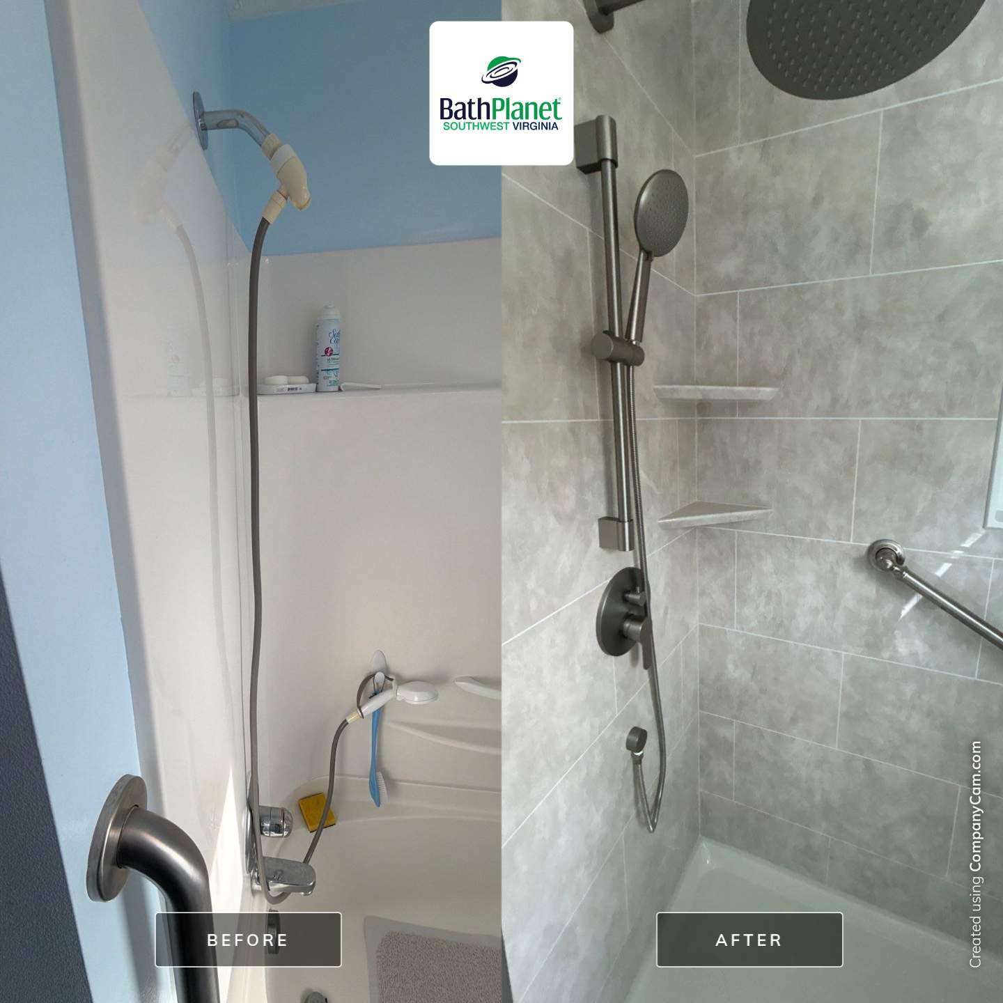 Tub to Shower by BathPlanet SW Virginia