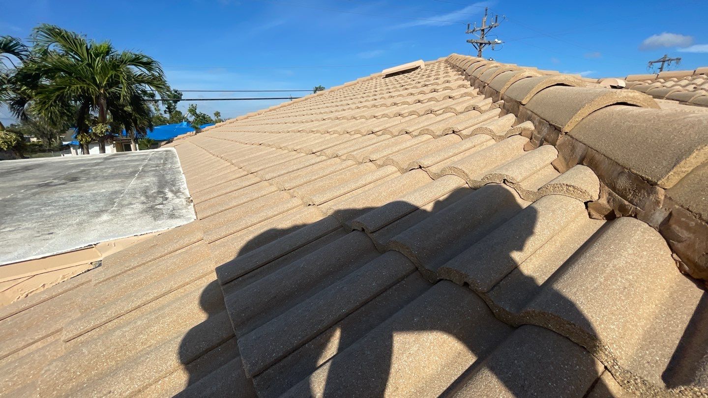 Residential Roofing Repair using Concrete Tile by Four Peaks Roofing