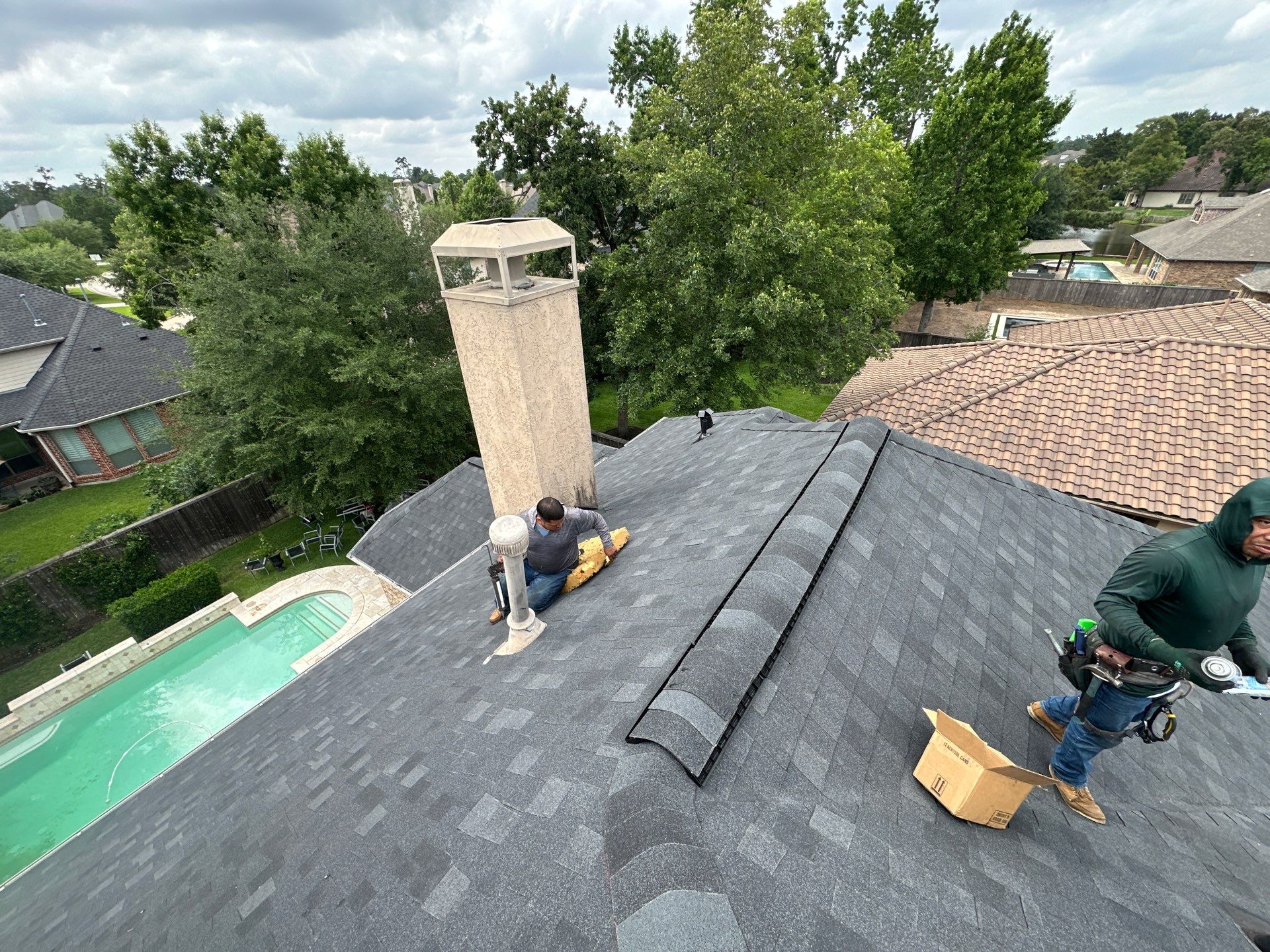 Project in Spring by Motion Roofing