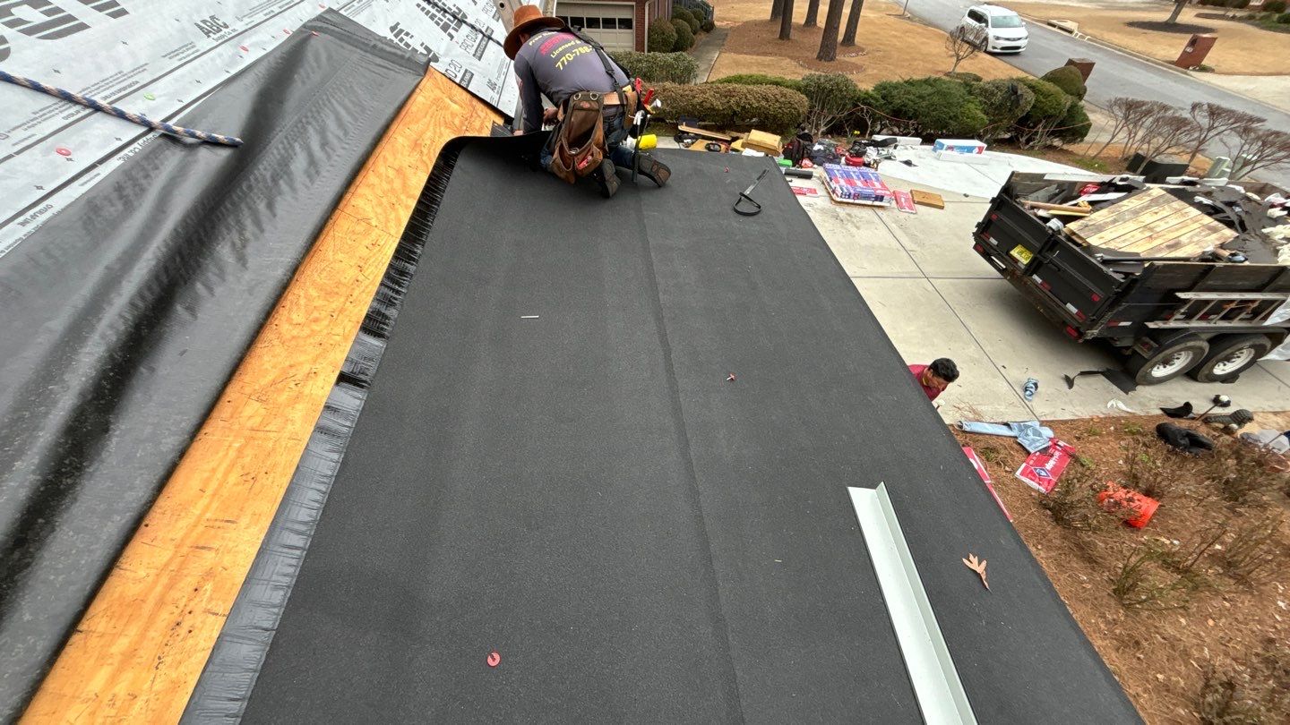 Roof Replacement Gutters & Downspouts by Deerfield Roofing LLC