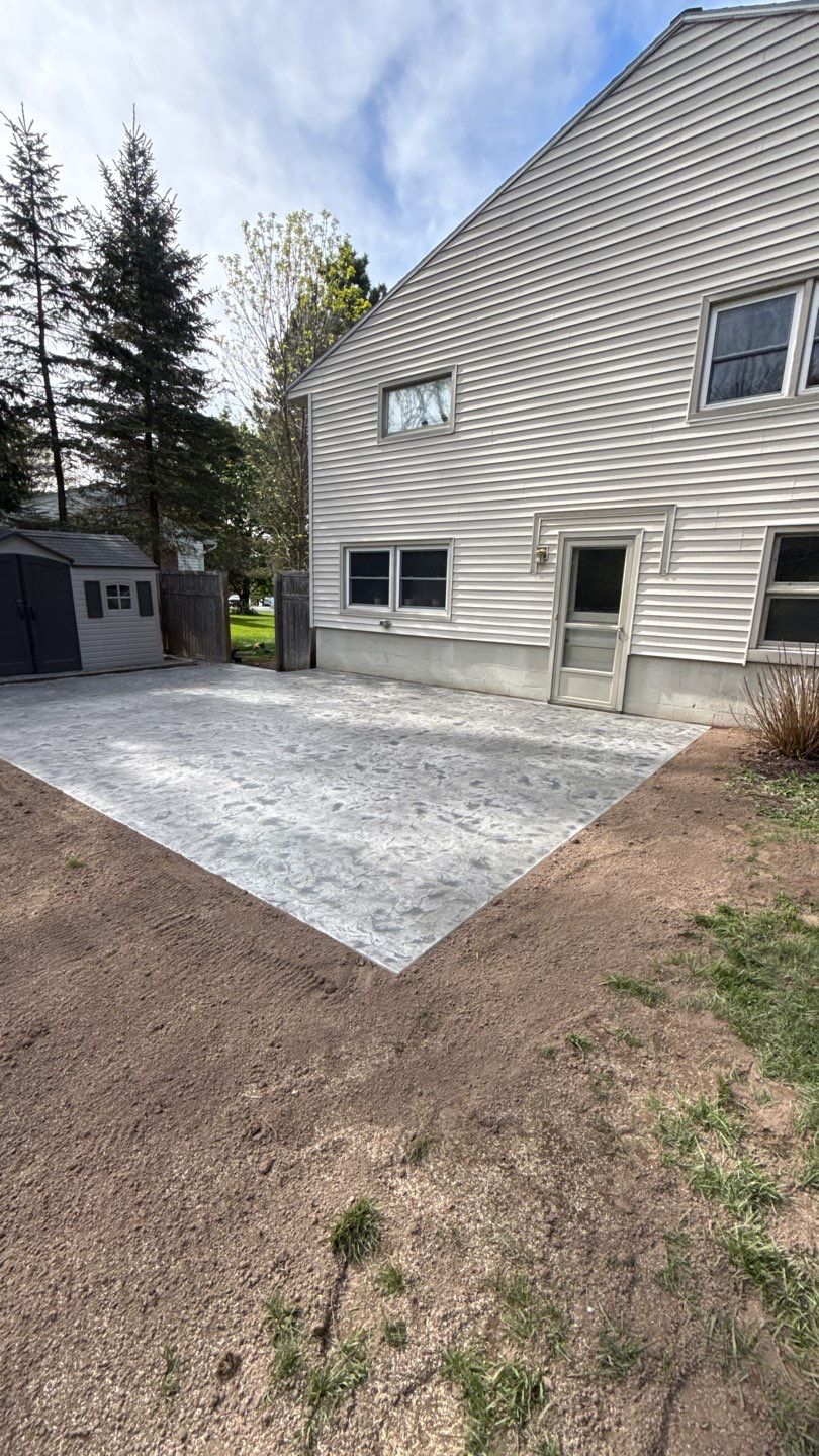 Oxford Slate Two Tiered Patio by NG Masonry & Construction LLC