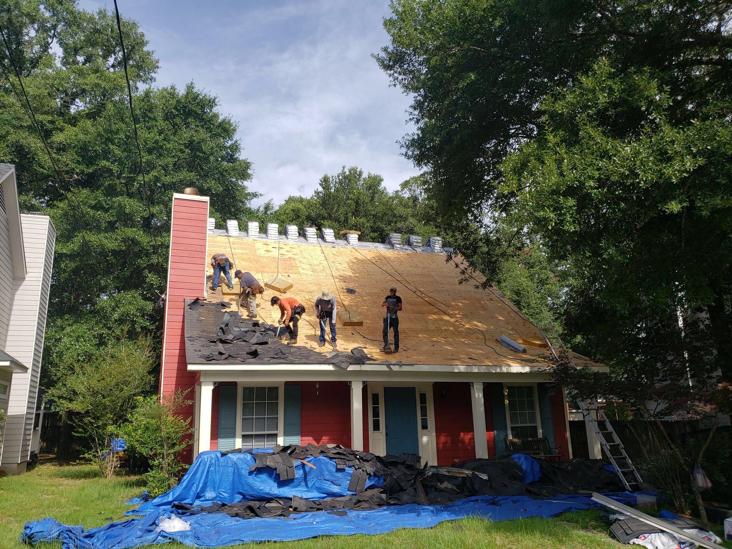 Residential Roofing Installation using Roof Replacement by American Roofing & Construction LLC