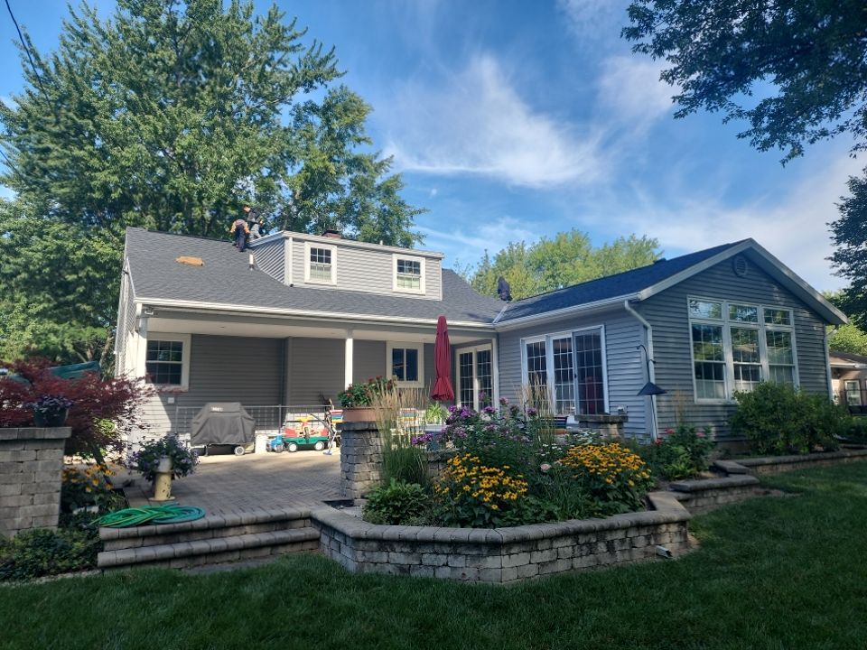 Residential Roofing Installation using GAF Timberline HDZ Charcoal by Nitro Roofing and Construction