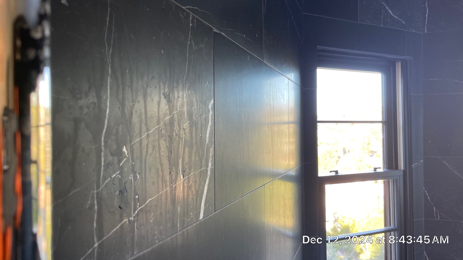 Marble shower restoration by The Beautiful Stone Company