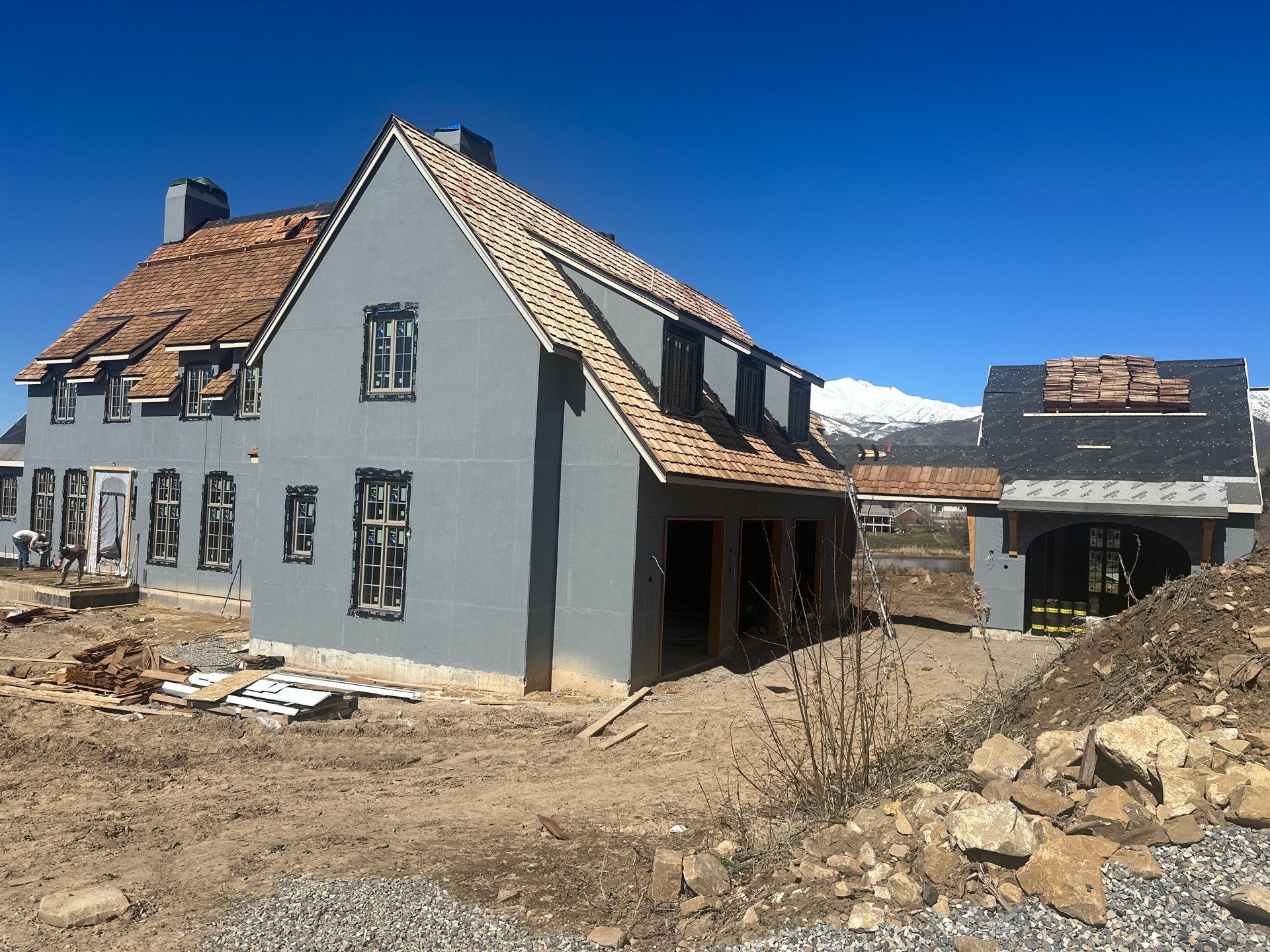 Project in Mapleton by Master Rain Gutters.