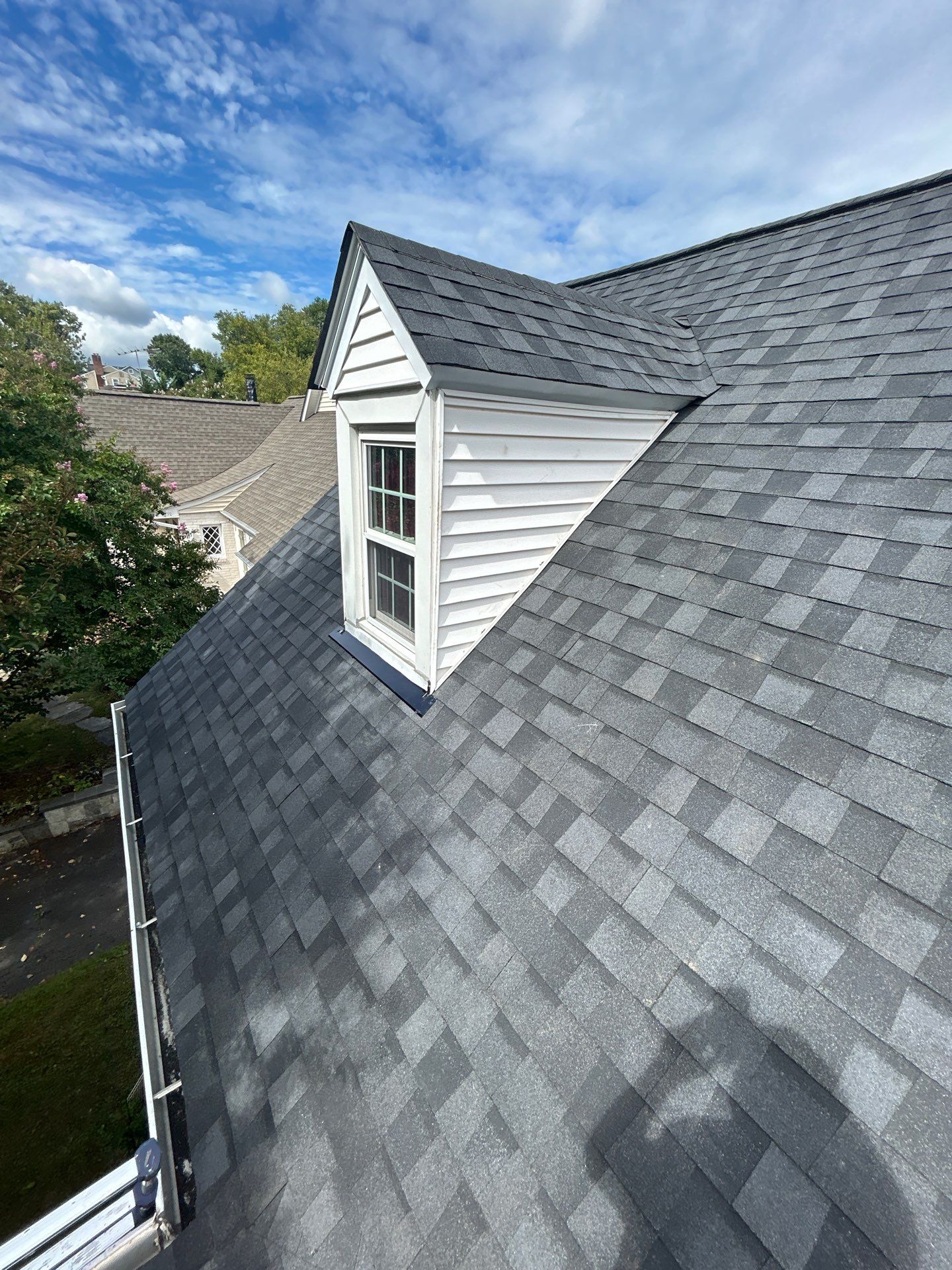 Arlington: Roof Replacement with CertainTeed Landmark Pro Designer Shingles in Max Def Moire Black by RM Banning, Inc.