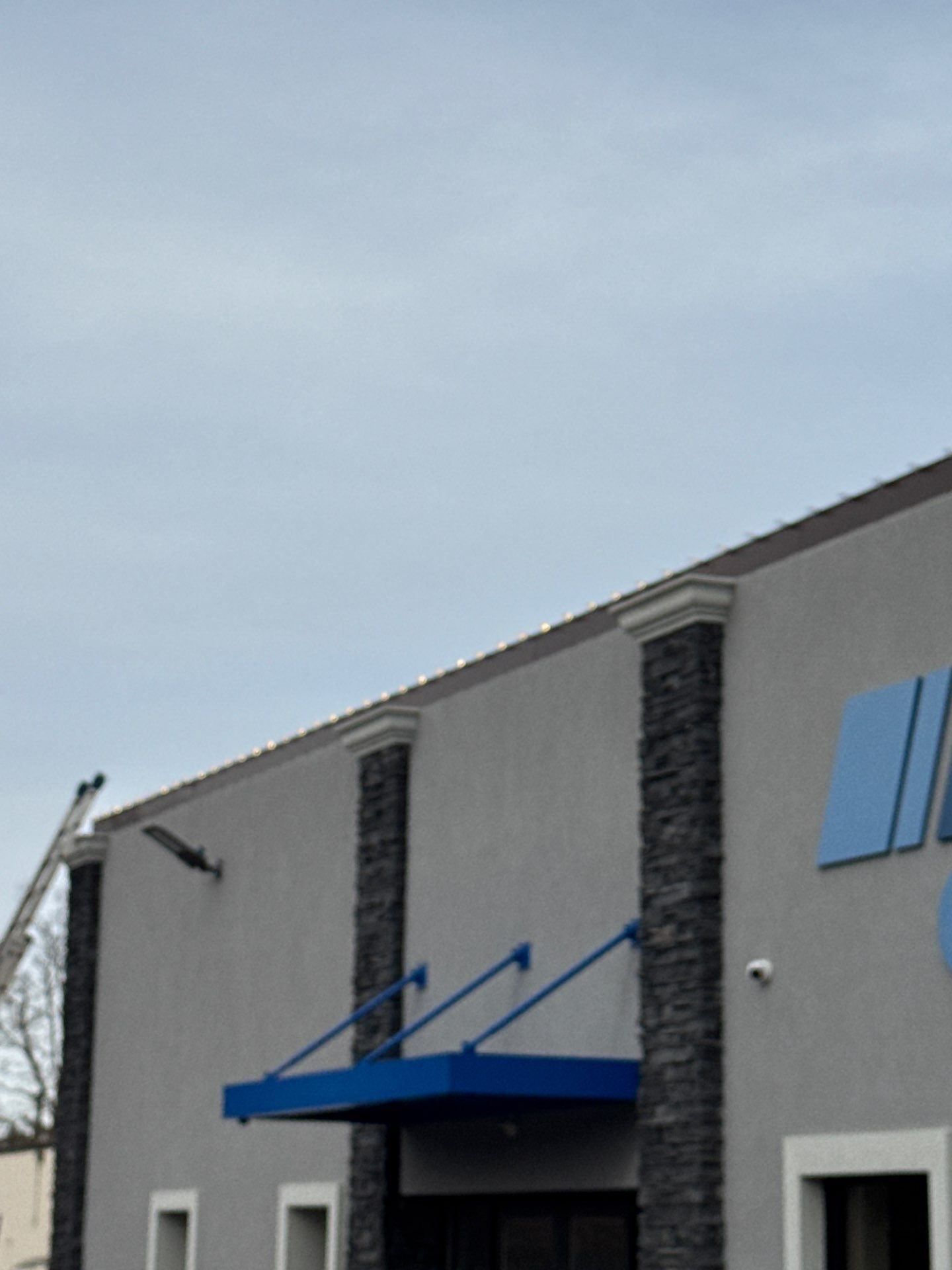 Commercial Holiday Lights in East Brunswick, NJ by Clearview Washing