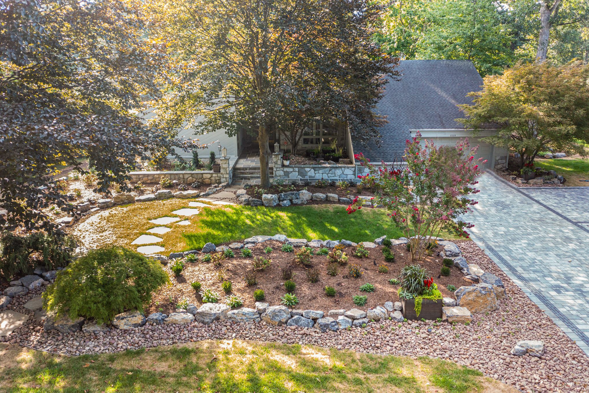 Penn National Project by Potted Luck Landscape
