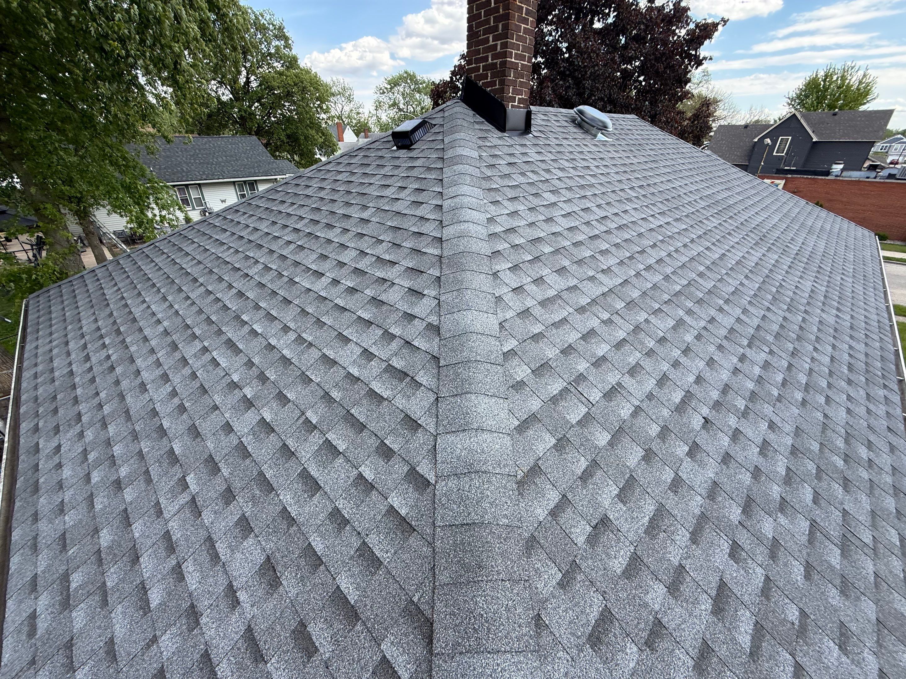 Roof replacement by Optimal Home Improvement 