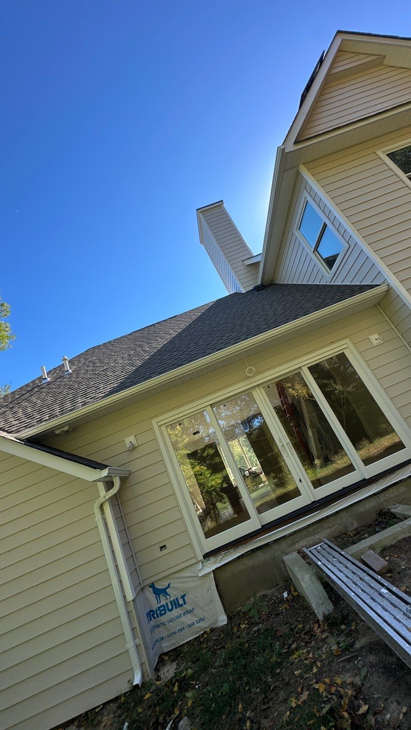 Full System Installation for Centerport  by Above All Gutters 
