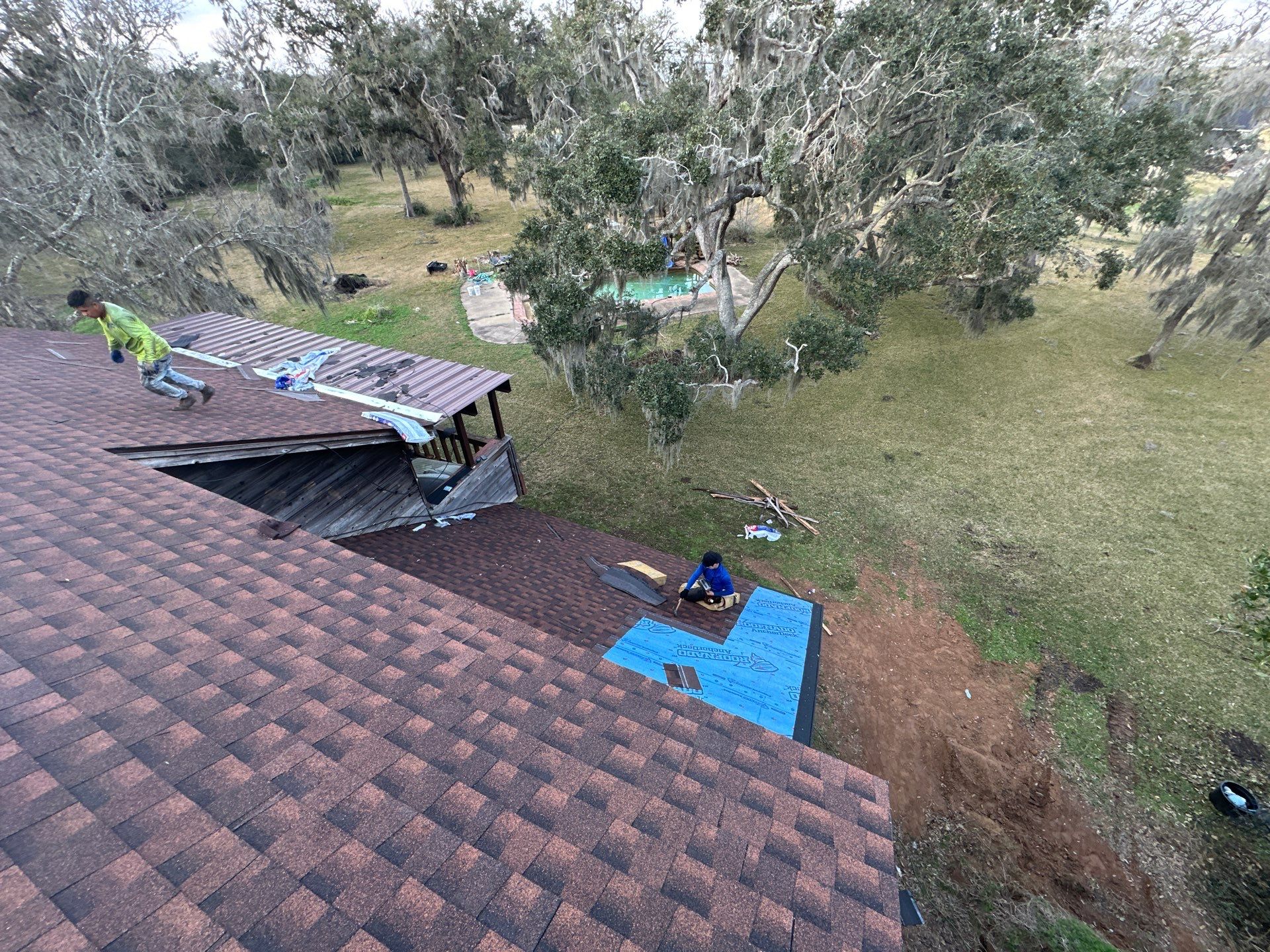 Gaf Hdz Hickory  by Motion Roofing