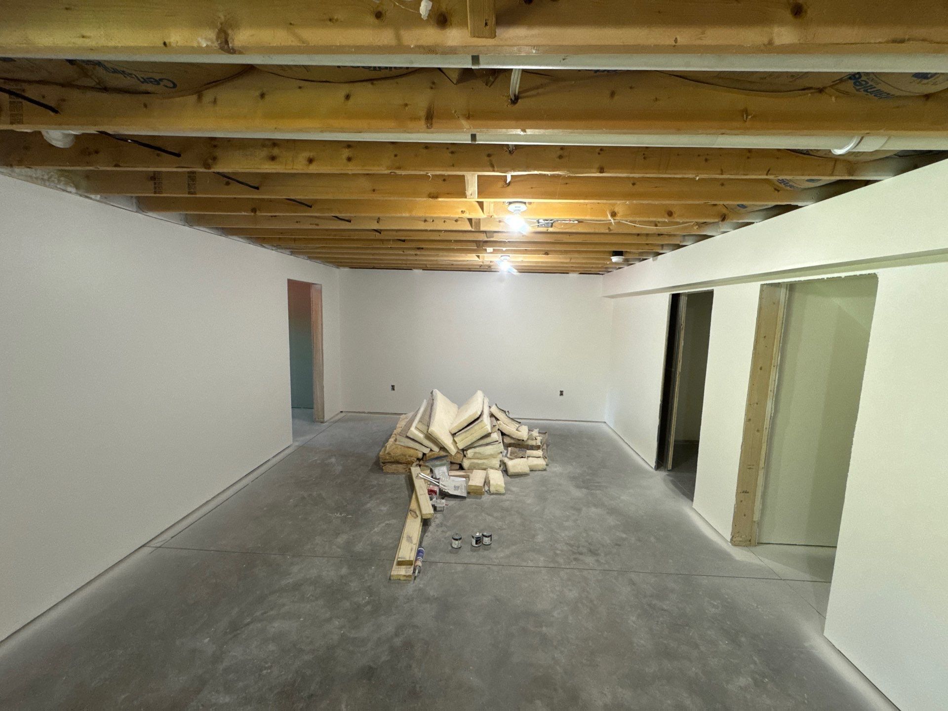 Basement Remodel by Big Pine Panting Inc