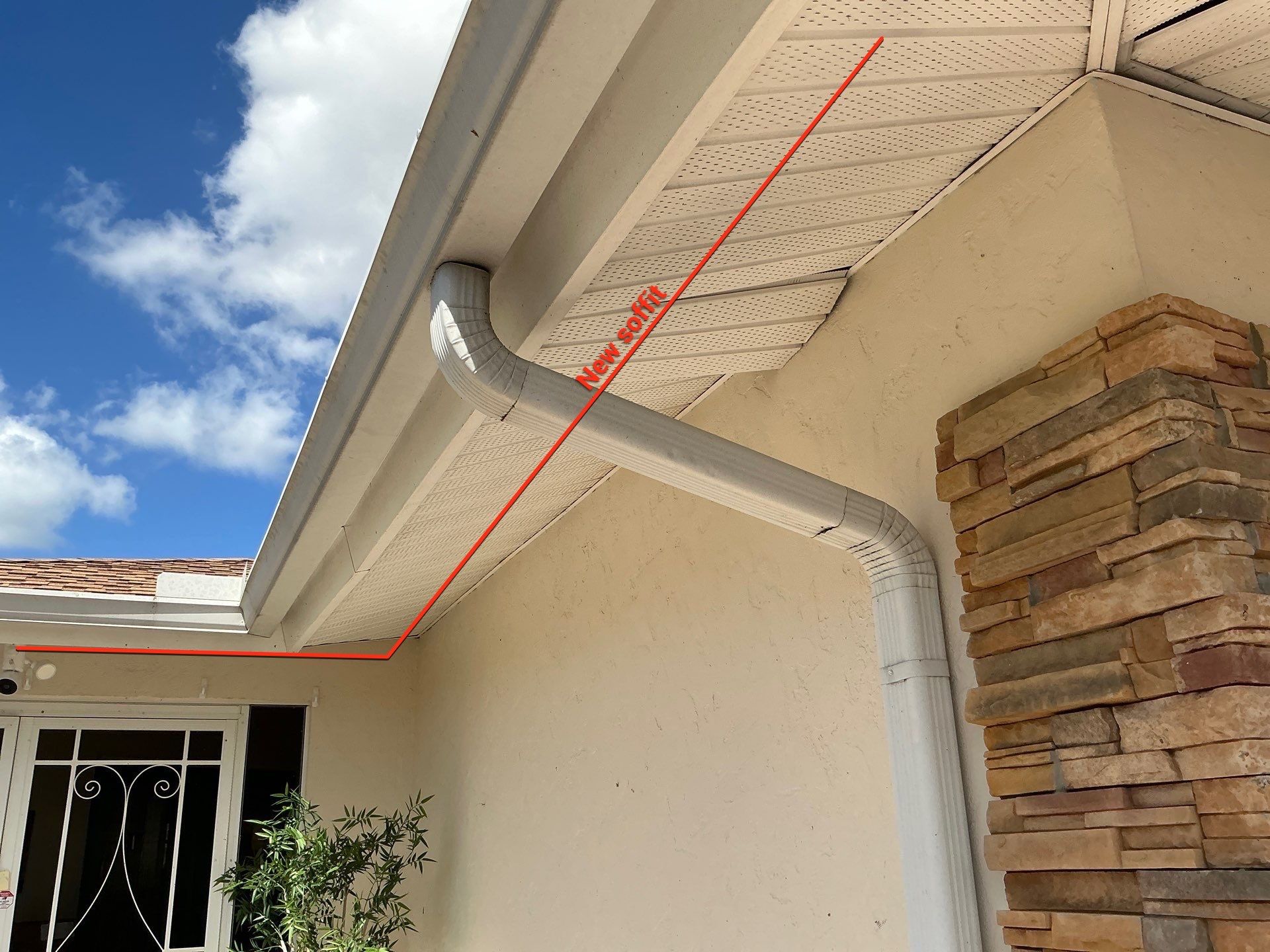 Soffit and Fascia Installation in Sarasota FL by Gutter Professors