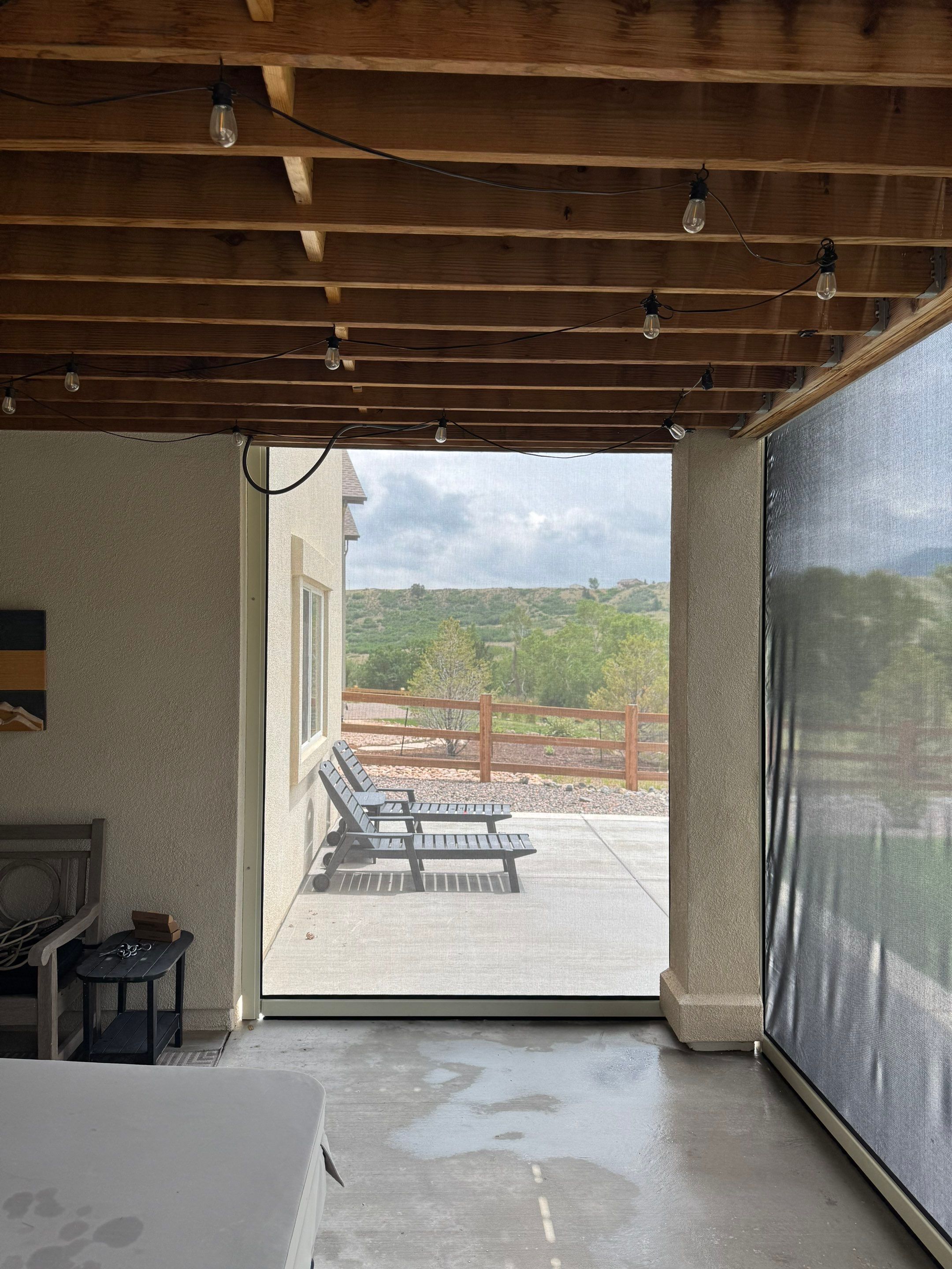 Motorized Screens using Progressive MagnaTrack Screens by Outdoor Solutions Colorado