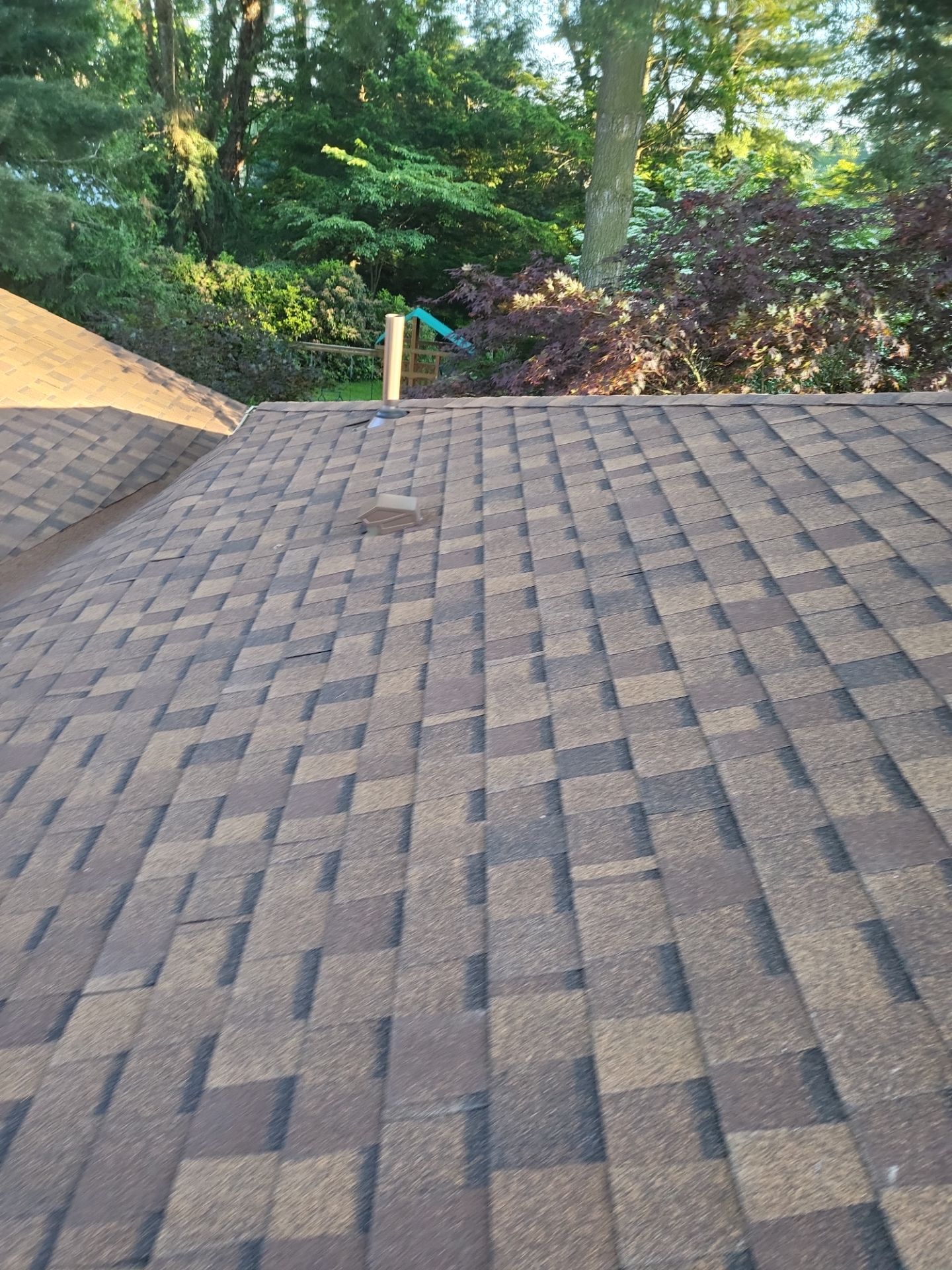 Atlas Pinnacle, Color, Burnt Hickory, Drip Edge, Color, Royal Brown by Eagle Eye Roofing