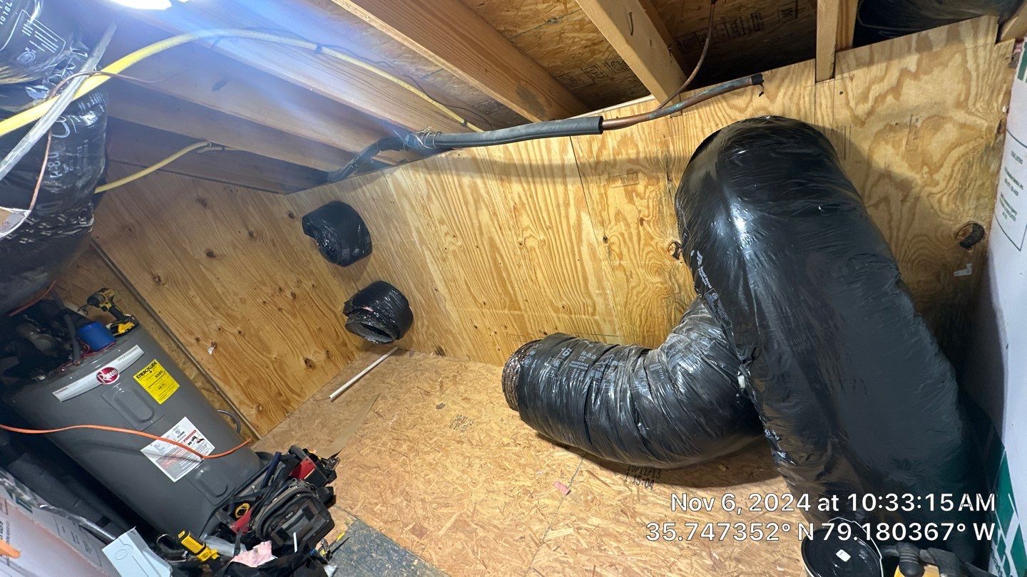 Trane XV20i Split Heat Pump Install  by Nick's Mechanical LLC.