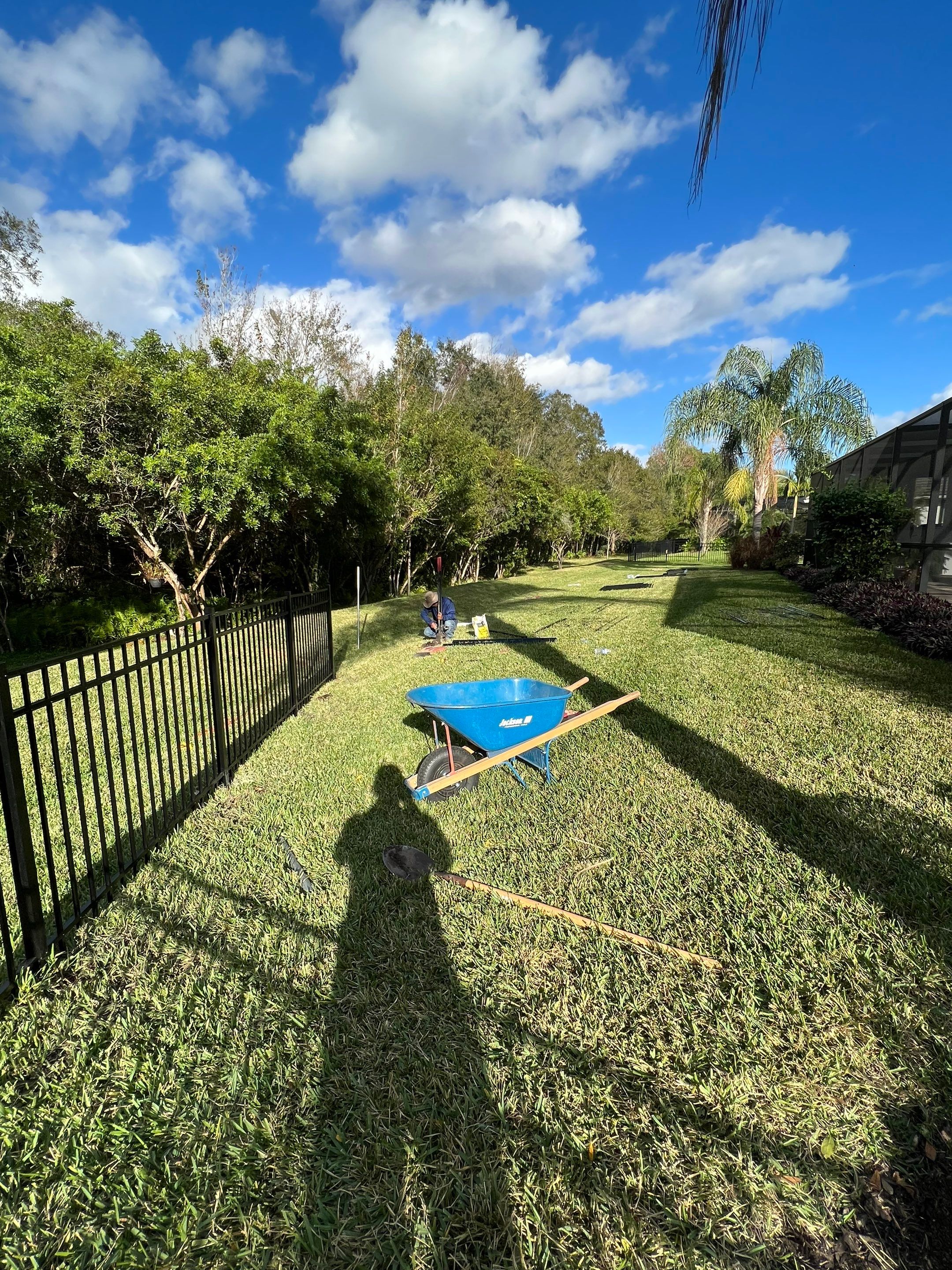 Bradenton, FL  4ft. Tall 3-rail Black Aluminum Fence  by Asap fence and gates, LLC