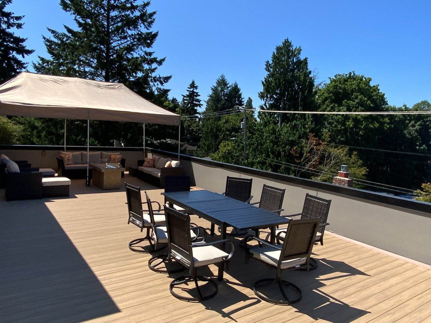 North Admiral Rooftop by Alki deck builders 