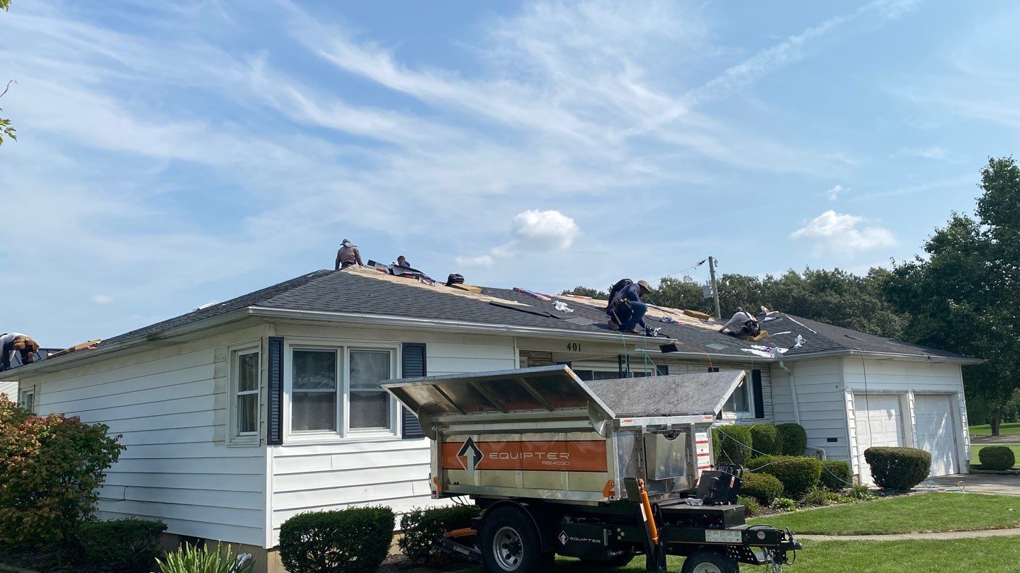 Residential Roofing Installation using GAF Timberline HDZ Charcoal by Nitro Roofing and Construction