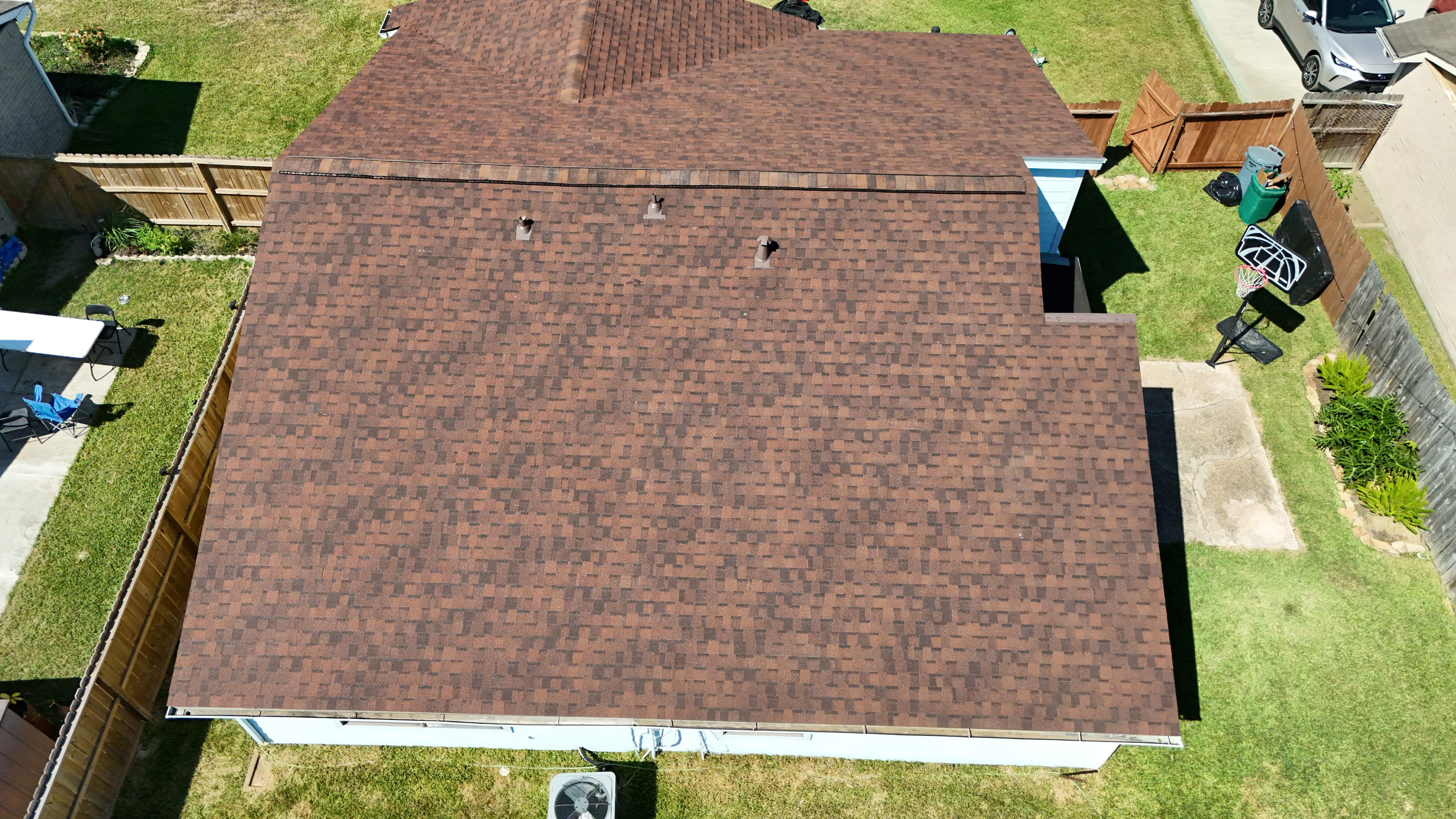 Cedar-Brown Shingle Roof Replacement — East Houston, TX by PL Roofing & SB Roofing, LLC.