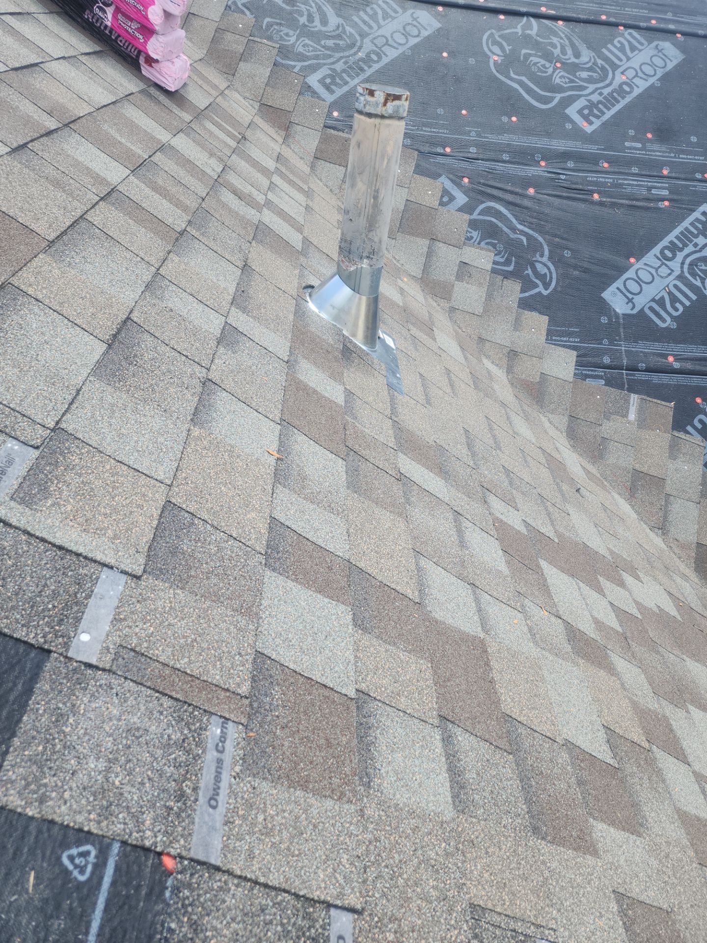 Residential Roofing Installation using Owen's Corning Duration (Lifetime) Shingles by Roof Repair Company