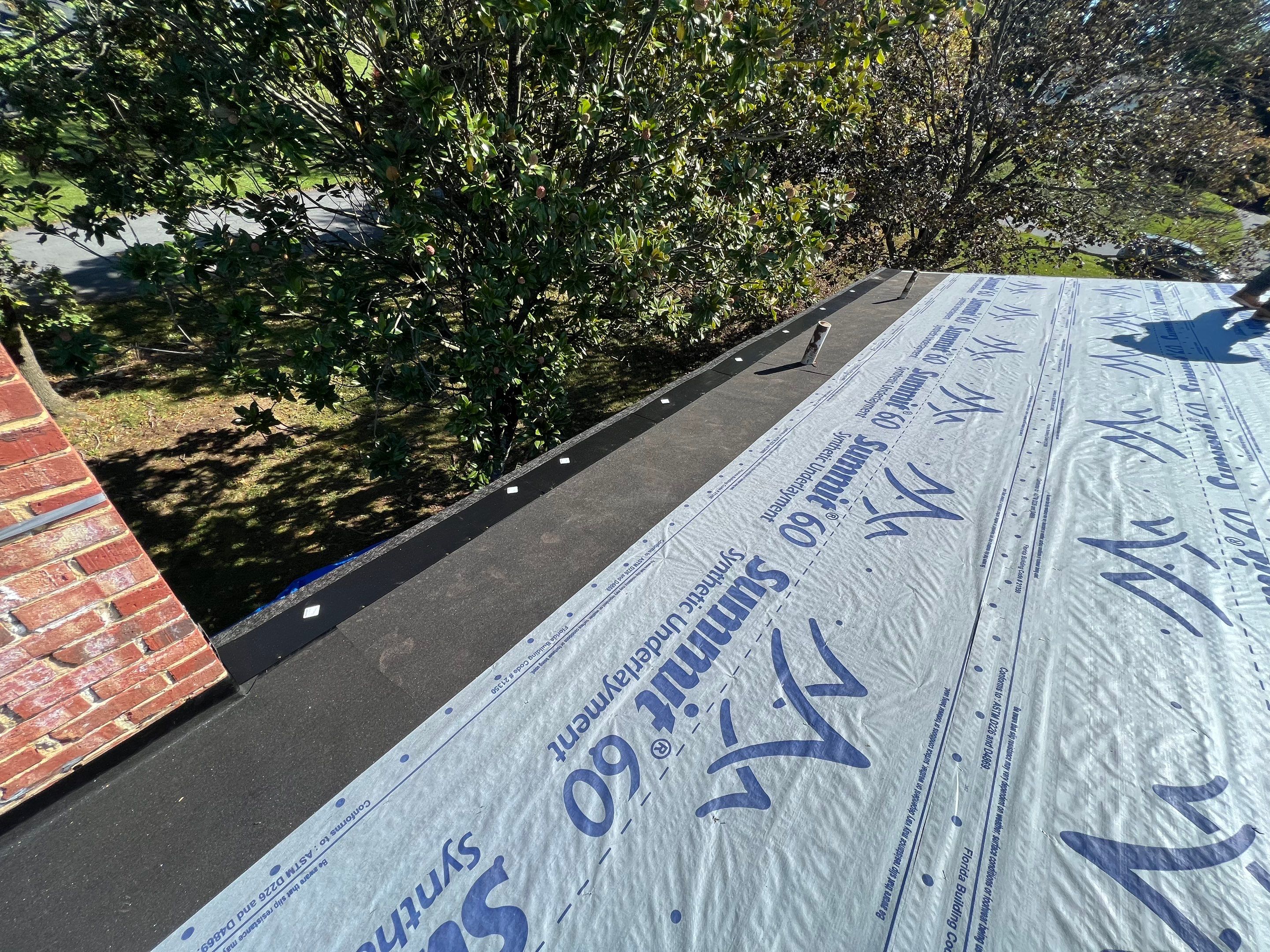 Residential Roofing Installation using Atlas Pinnacle Pristine Pewter Architectural Shingles by Frederick Roof Repair