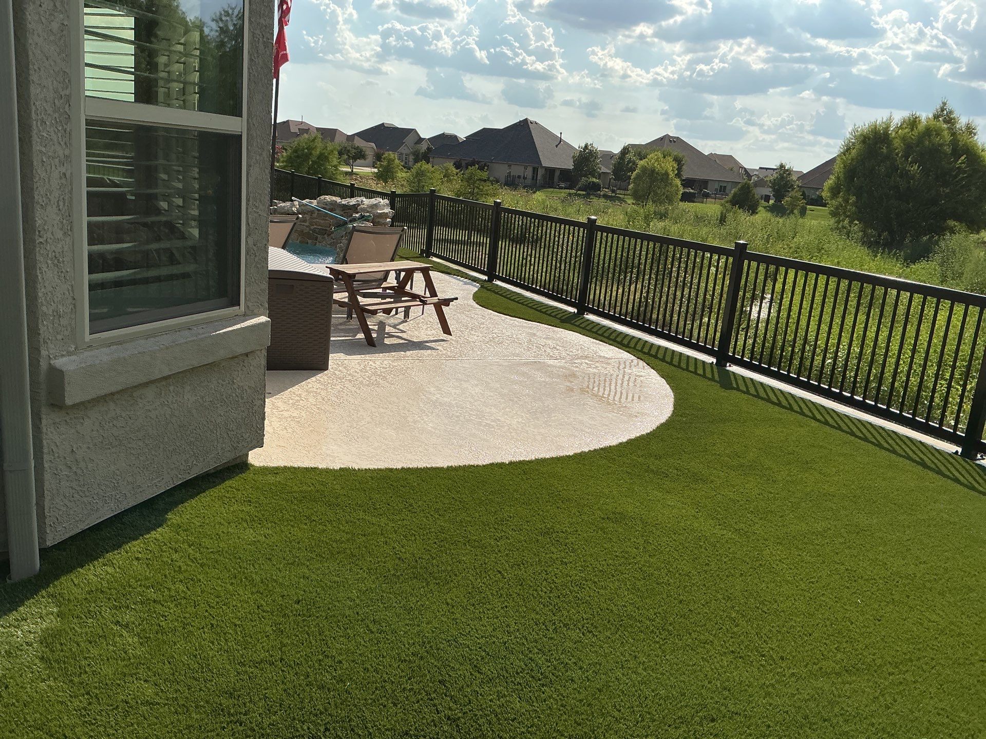 Project in Denton by Turf Concepts