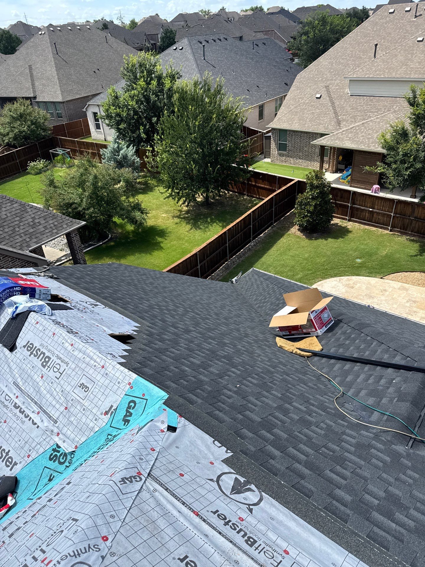 Inspection Wind damages and ceiling leaks McKinney, TX by NIMBUS GENERAL CONTRACTORS, LLC