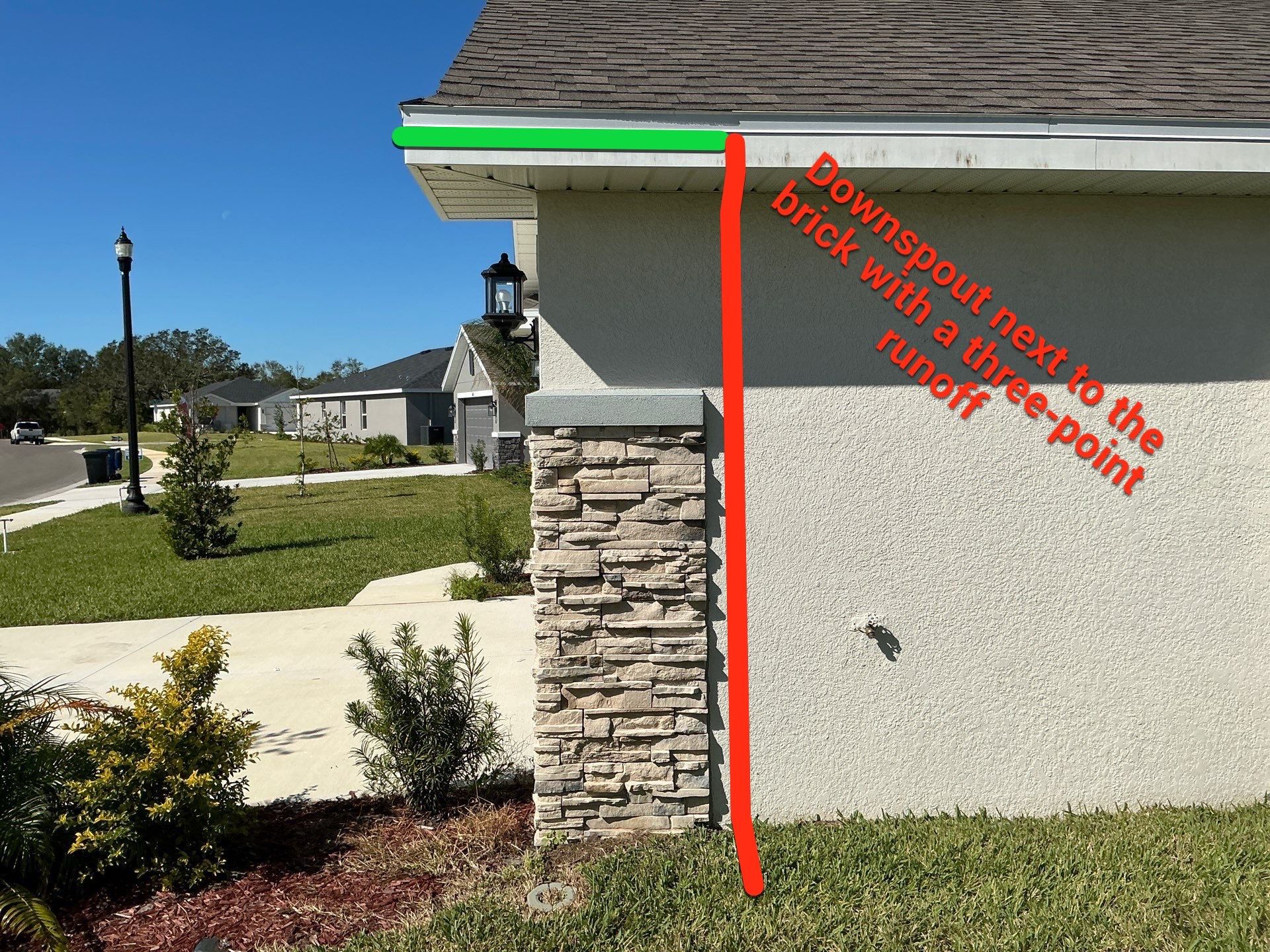 K-Style Aluminum Gutters in Parrish FL by Gutter Professors