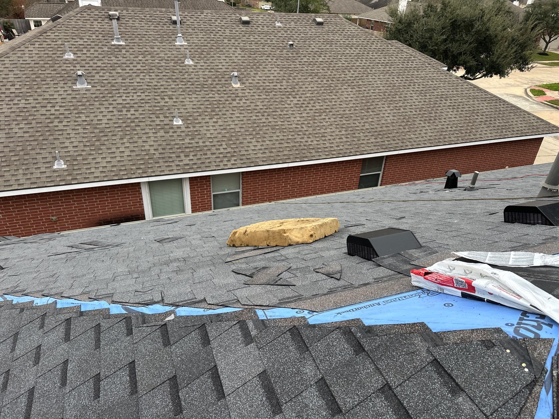 Project in Houston by Motion Roofing
